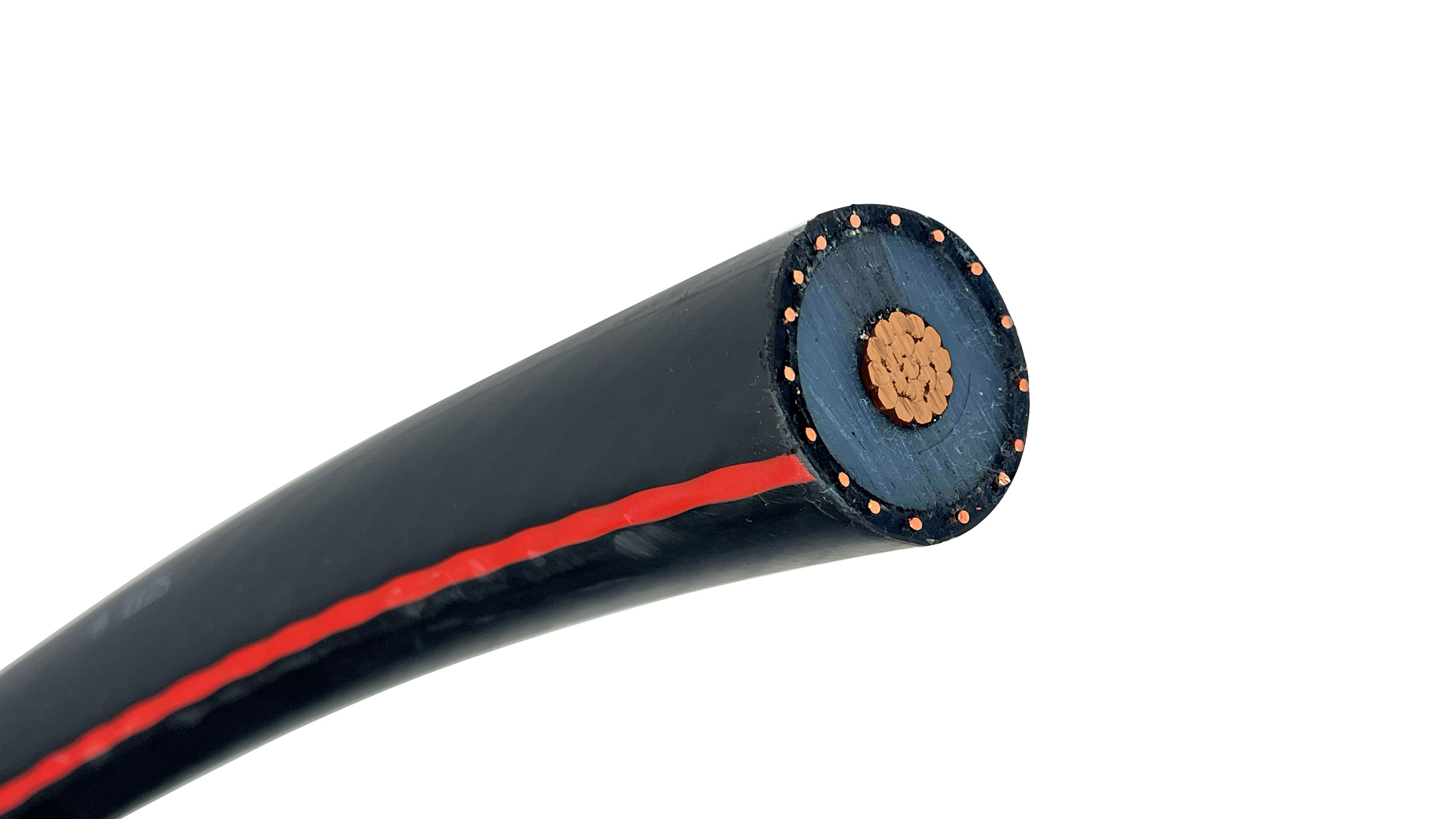 1/0 Copper 15kV URD Cable, 133% Insulation, Full Concentric Neutral, EPR/TR-XLPE Medium Voltage Underground Power Wire.