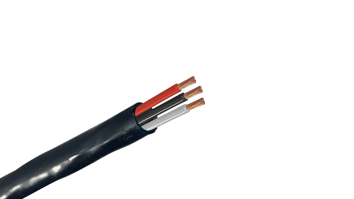 10/3 Unshielded Substation Control Cable, 3C 10 AWG 20/10 PE/PVC Insulation, Heavy Duty 600V Grid Power Control Wire.