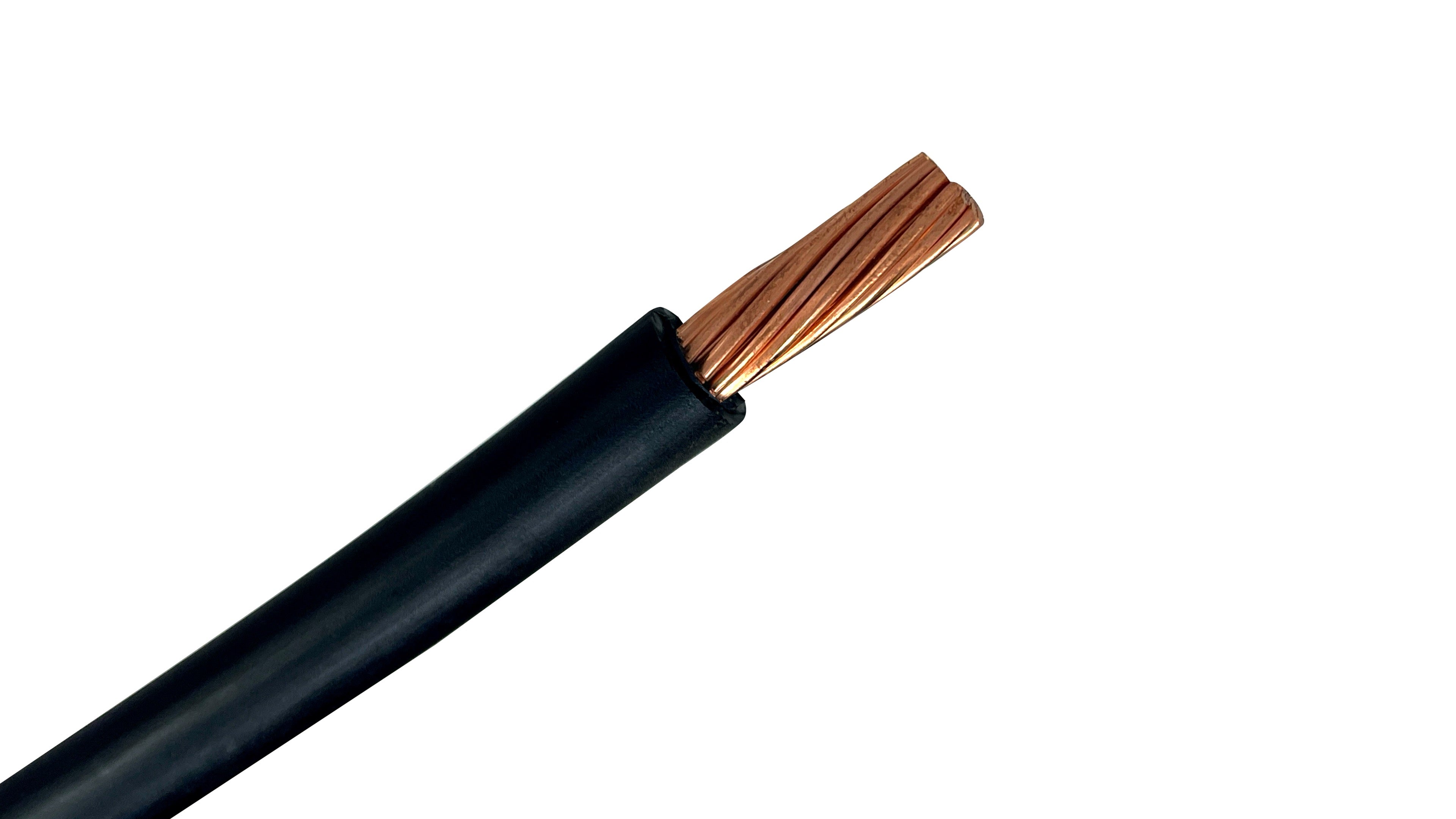 10 AWG Black Copper USE-2 Wire, XLP Insulation, 600V RHH/RHW-2 Rated, Sunlight Resistant Direct Burial Power Cable.