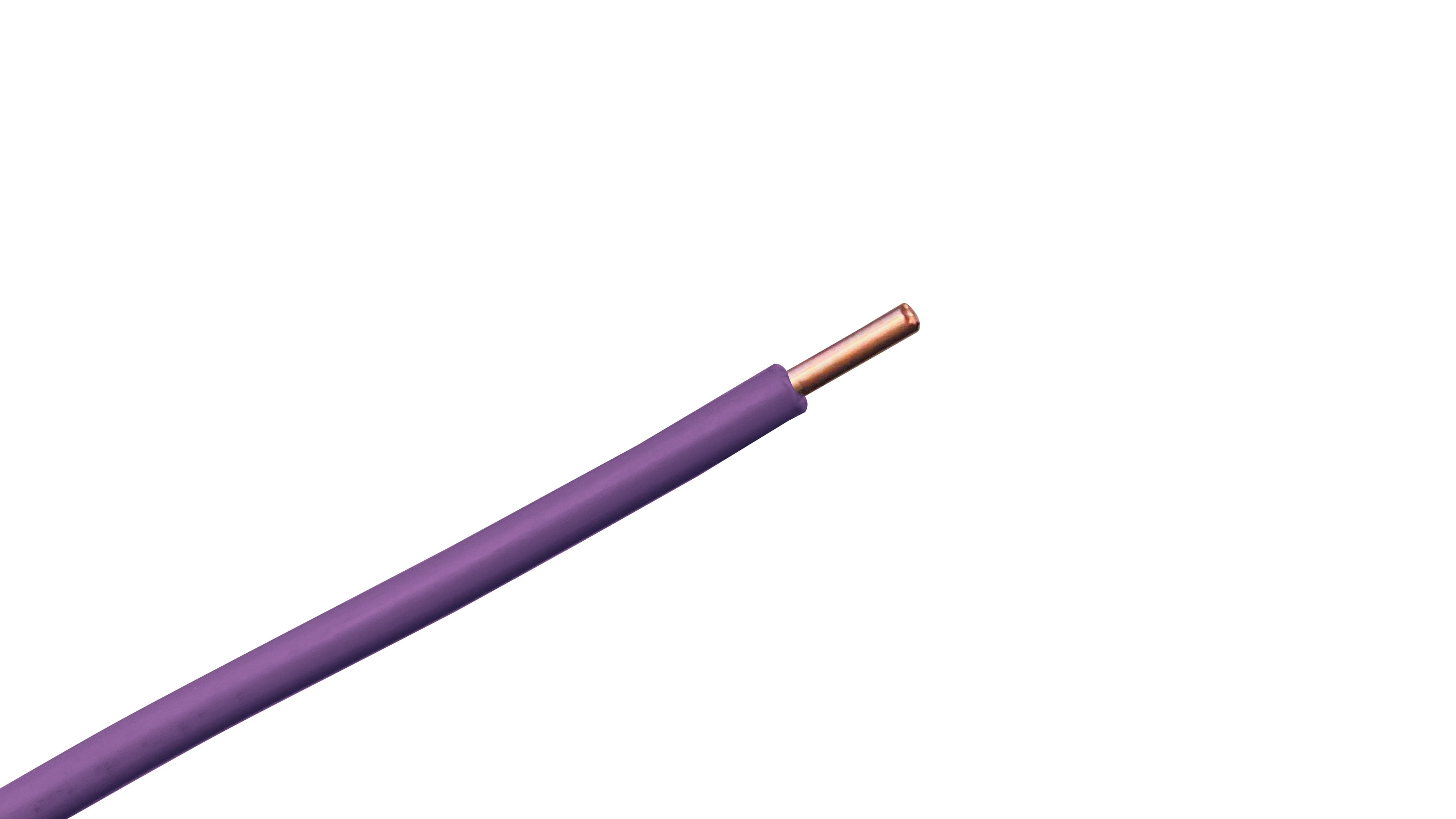 10 AWG HS Copper Clad Steel Tracer Wire, PE-45 Purple Jacket, 10 Gauge High Strength Reclaimed Water Locating Wire.