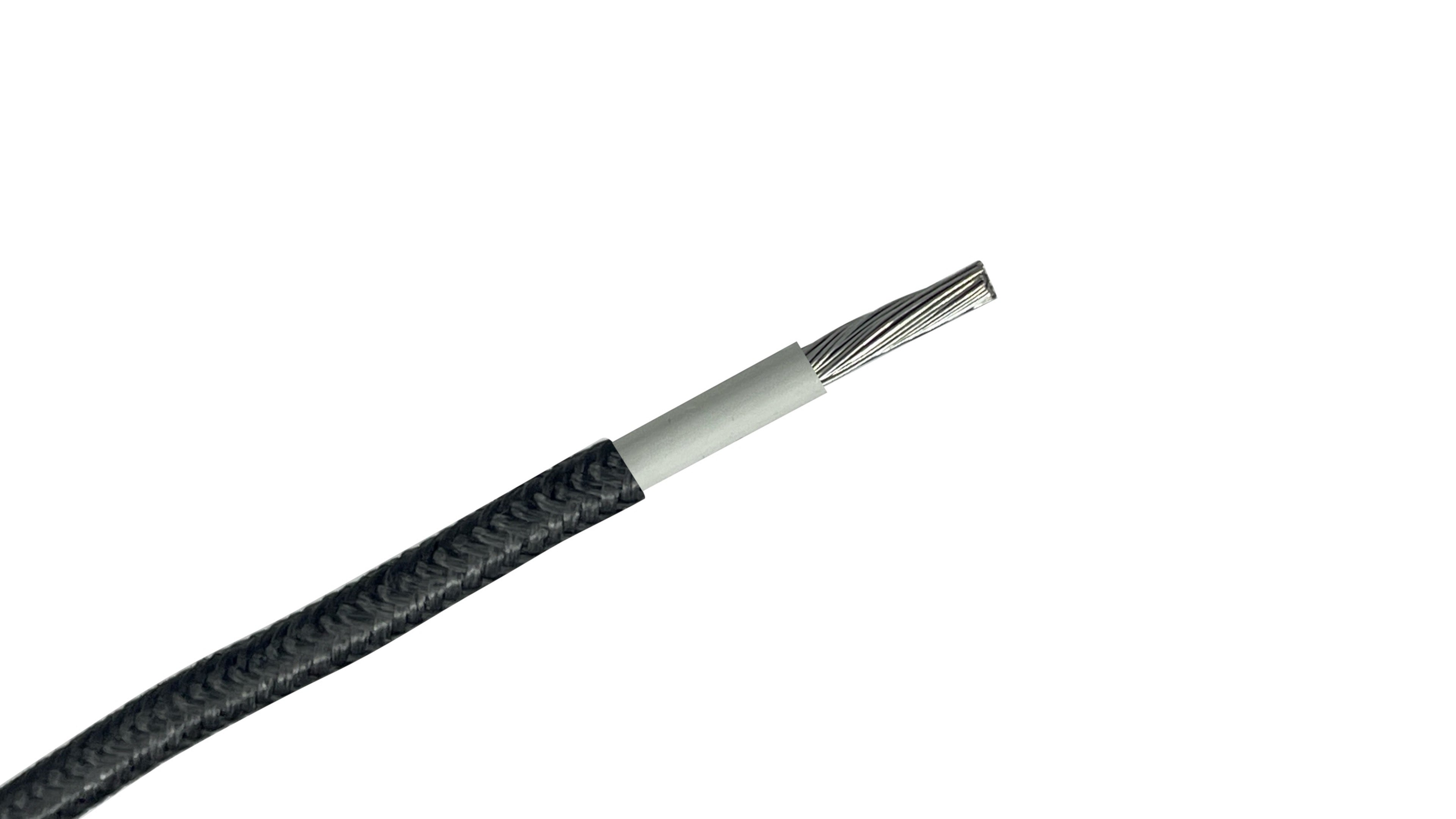 10 AWG SRML high-temperature wire, 150°C rated silicone rubber motor lead wire for ovens, kilns, and industrial leads.