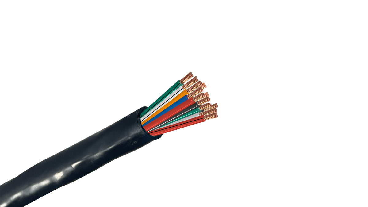 14/12 Unshielded Substation Control Cable, 12C 14 AWG 20/10 PE/PVC Insulation, Heavy Duty 600V Grid Power Control Wire.