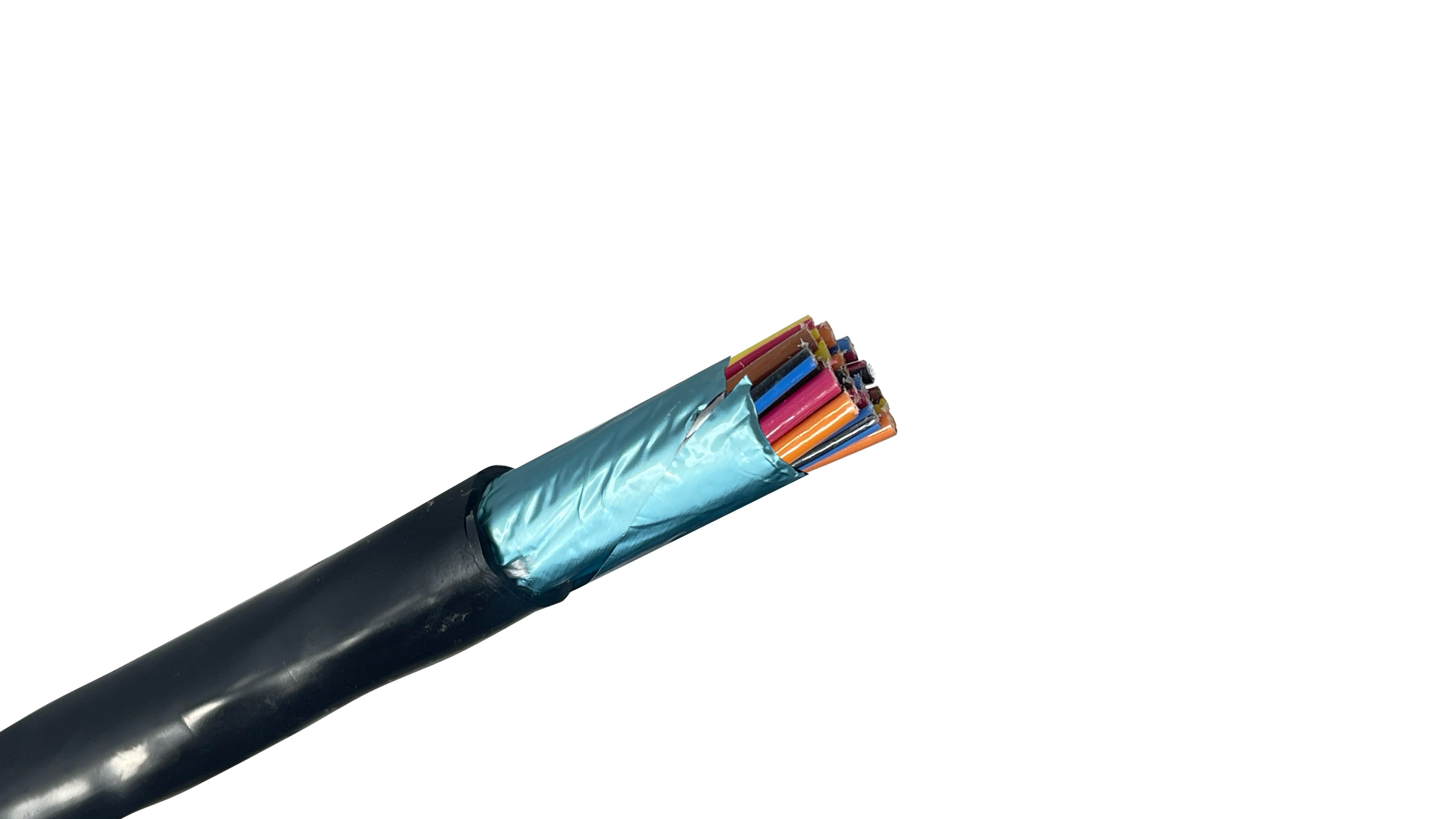 16/19 Shielded VNTC Tray Cable, 19C 16 AWG TFFN/PVC, Aluminum Foil Shield with Drain Wire, 600V TC-ER Control Cable.