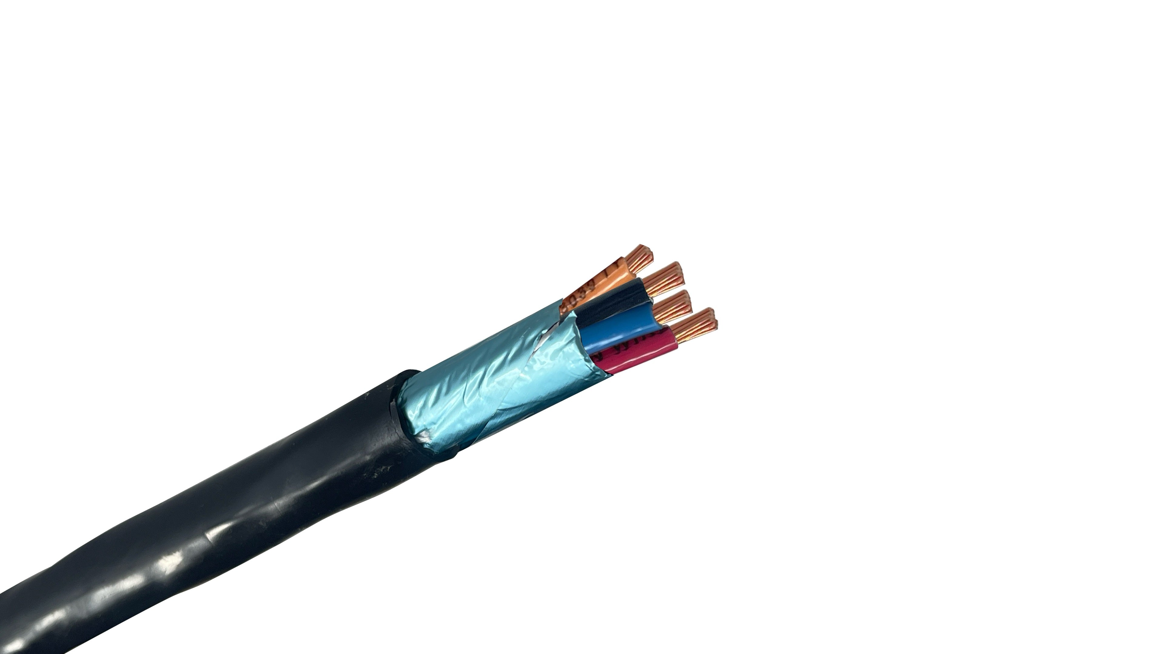 16/4 Shielded VNTC Tray Cable, 4C 16 AWG TFFN/PVC, Aluminum Foil Shield with Drain Wire, 600V TC-ER Shielded Control Wire.