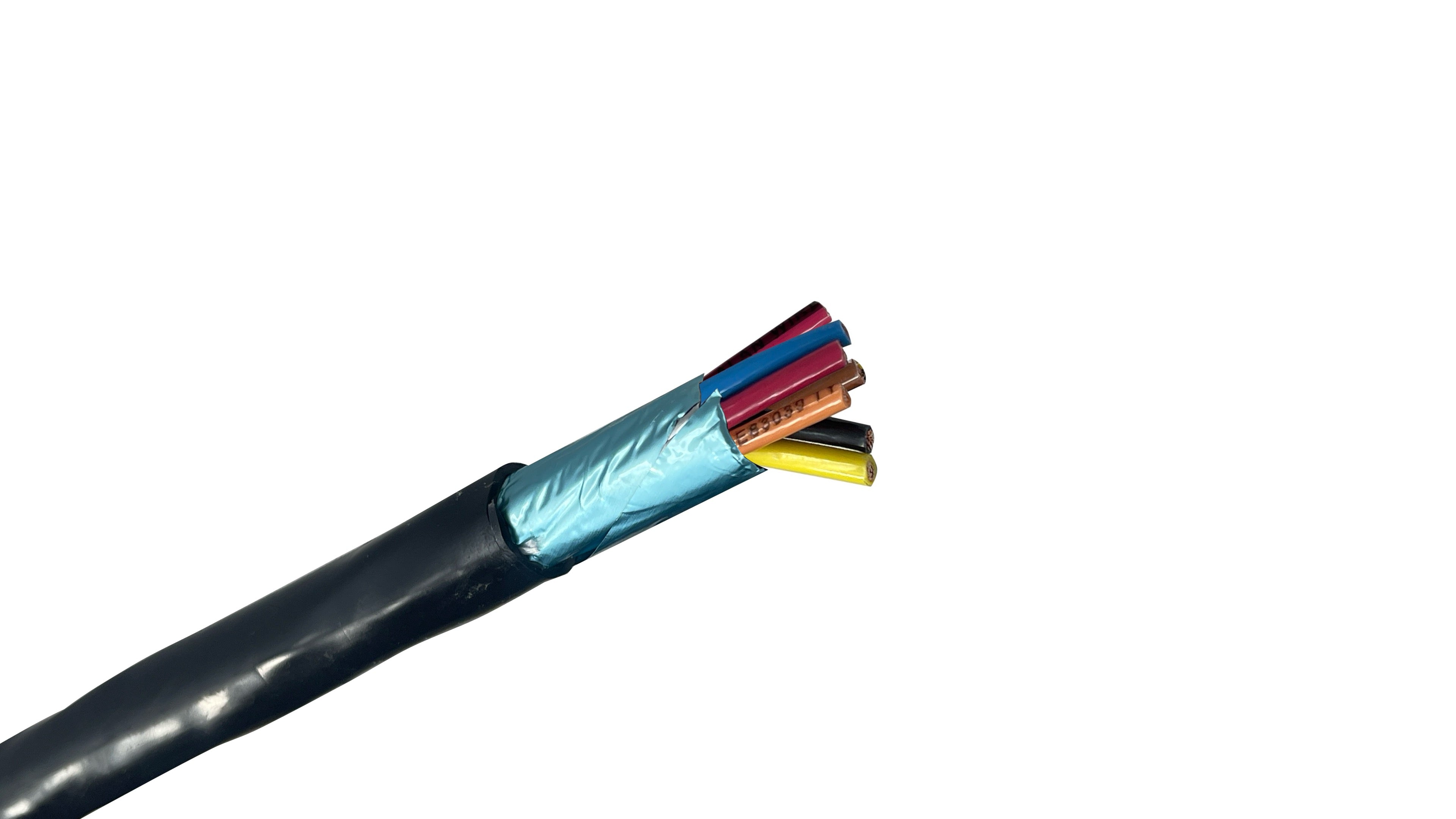 16/6 Shielded VNTC Tray Cable, 6C 16 AWG TFFN/PVC, Aluminum Foil Shield with Drain Wire, 600V TC-ER Shielded Control Wire.