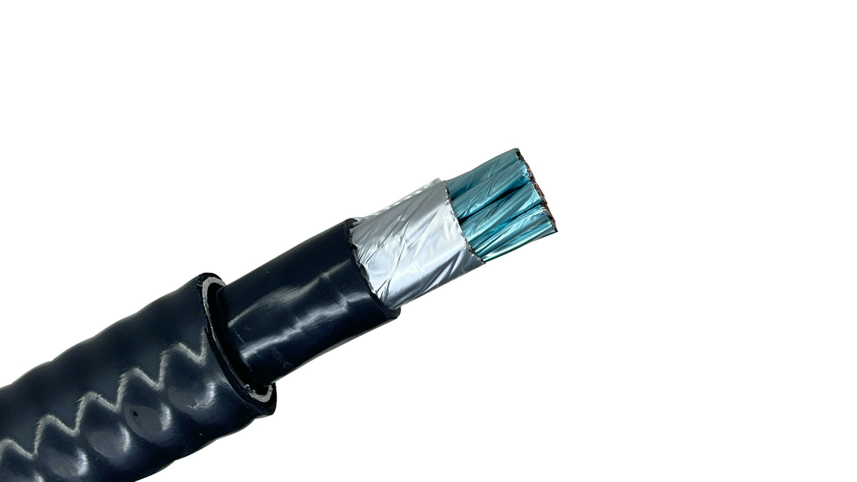 16-8 Pair MC-HL Armored Cable 600V, Individually & Overall Shielded PVC-Nylon/PVC Hazardous Location Armored Cable.