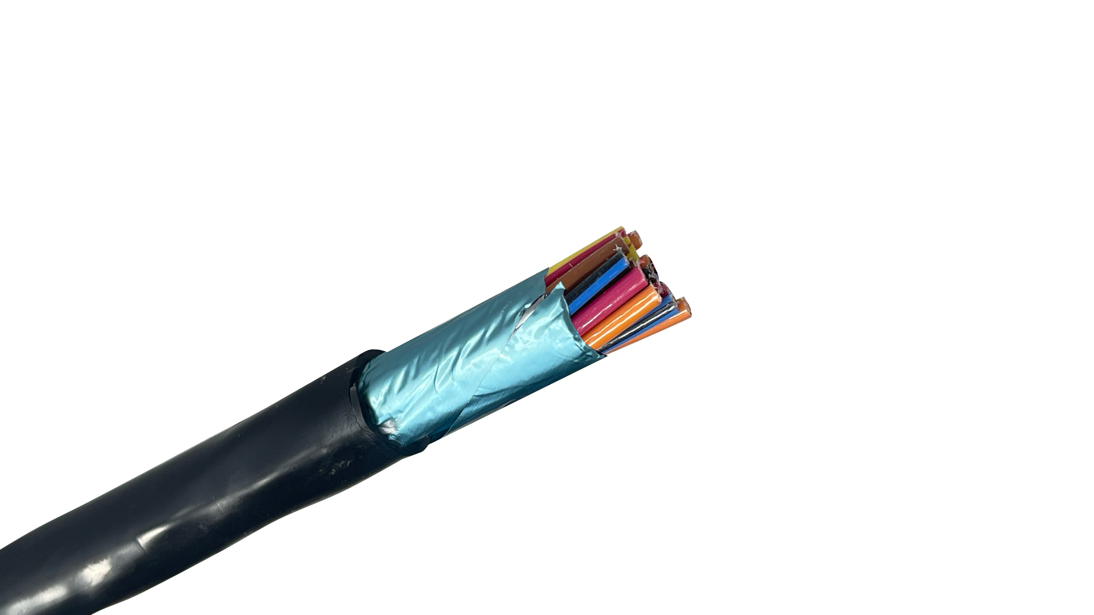 18/12 Shielded VNTC Tray Cable, 12C 18 AWG TFFN/PVC, Aluminum Foil Shield with Drain Wire, 600V TC-ER Shielded Control Wire.
