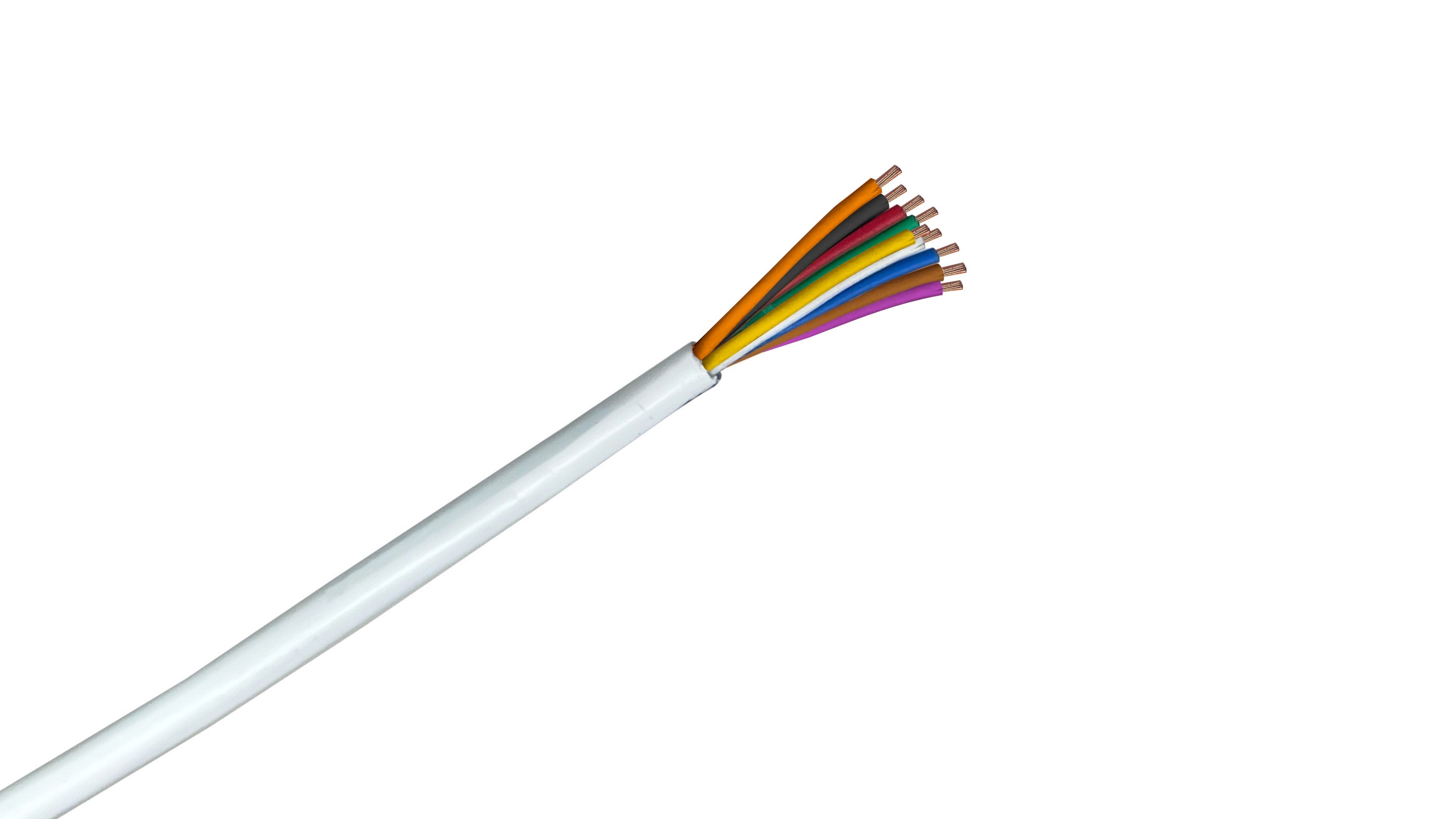 18/9 Security Cable, 18 AWG 9-Conductor Stranded, CMP Plenum Rated, Unshielded Low Voltage Power and Control Wire.