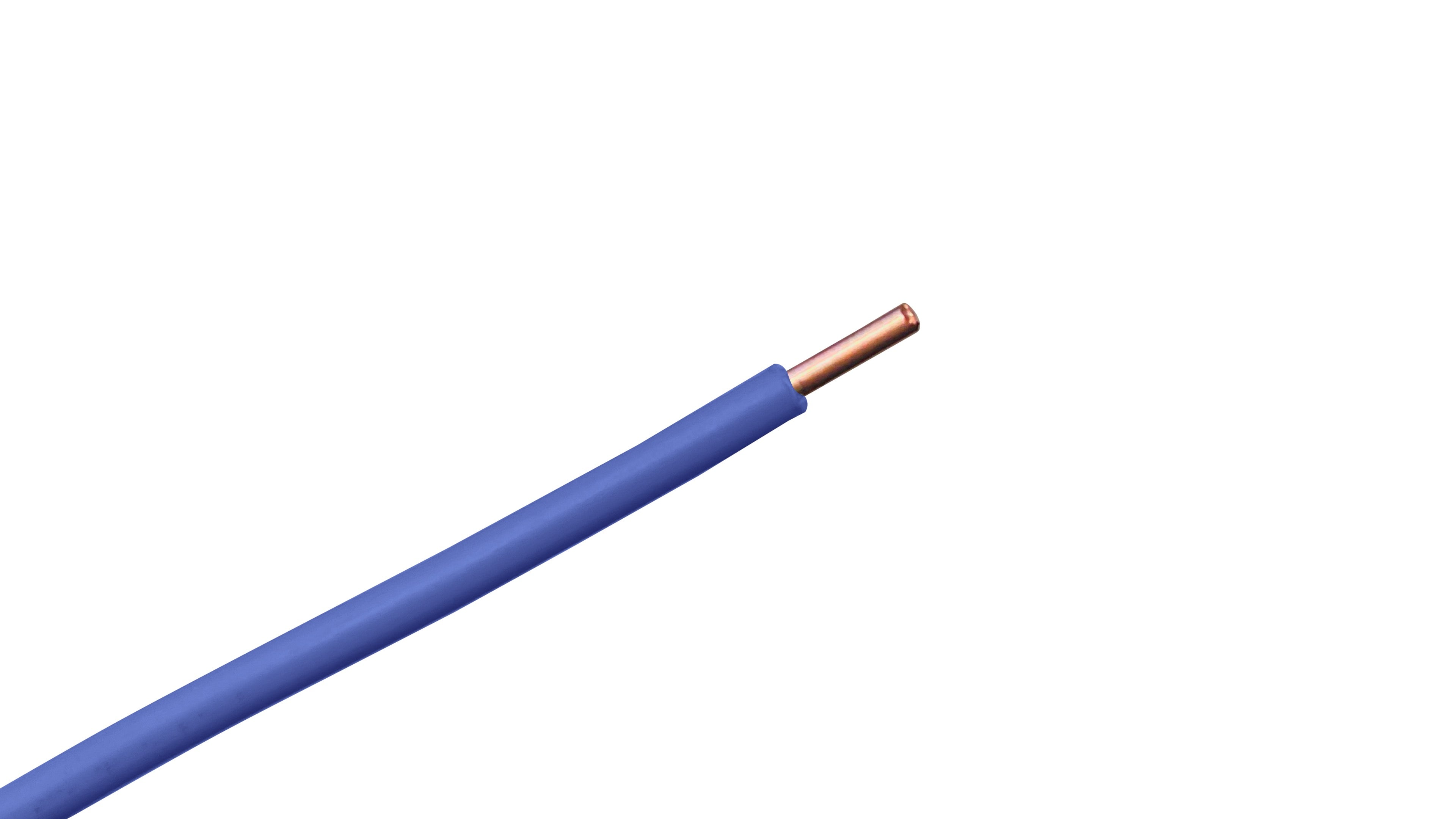 18 AWG HS Copper Clad Steel Tracer Wire, PE-45 Blue Jacket, 18 Gauge High Strength Potable Water Locating Wire.