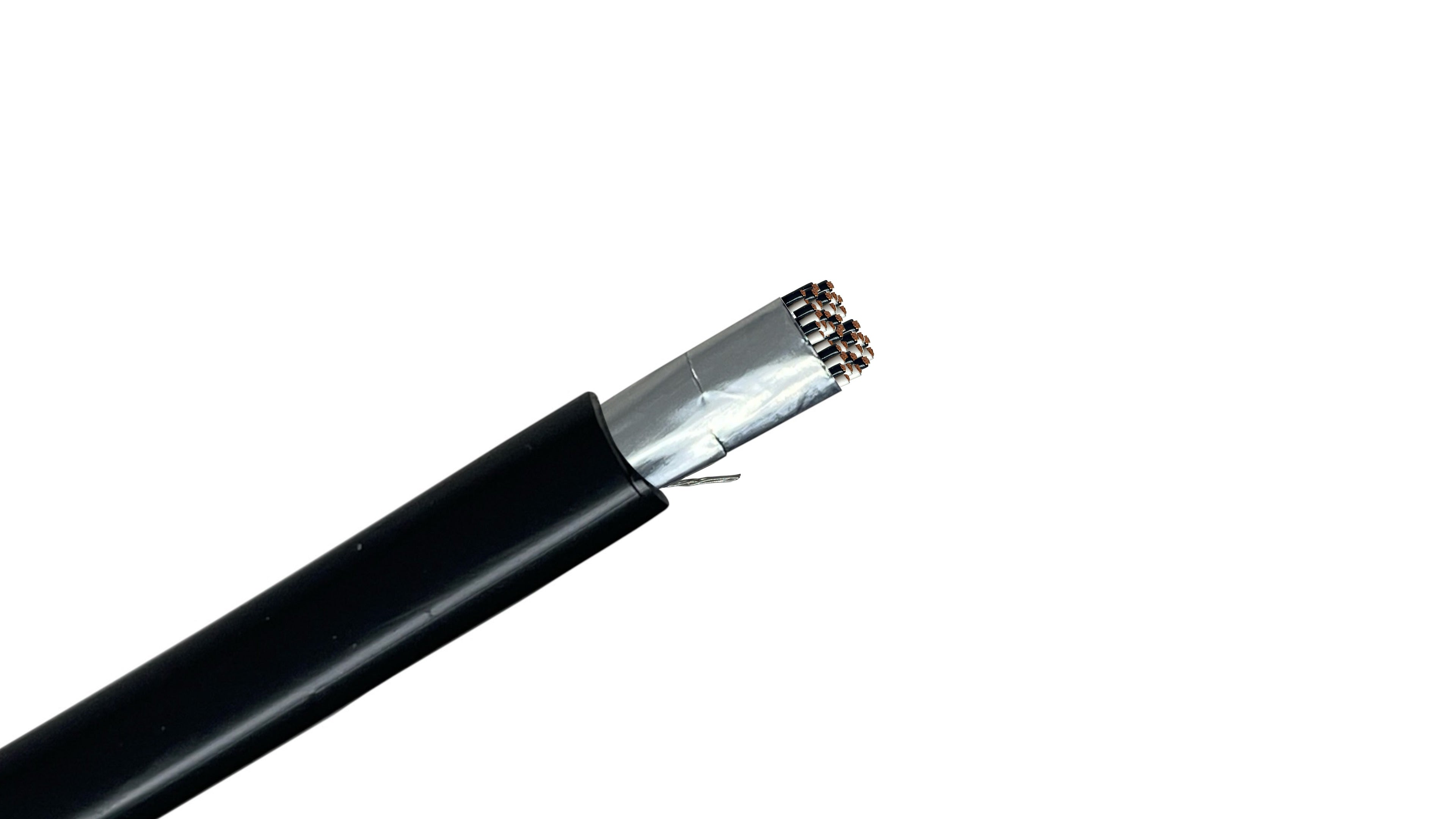 16 AWG 36 Pair shielded PLTC cable for noise-protected signal transmission in power-limited tray systems.