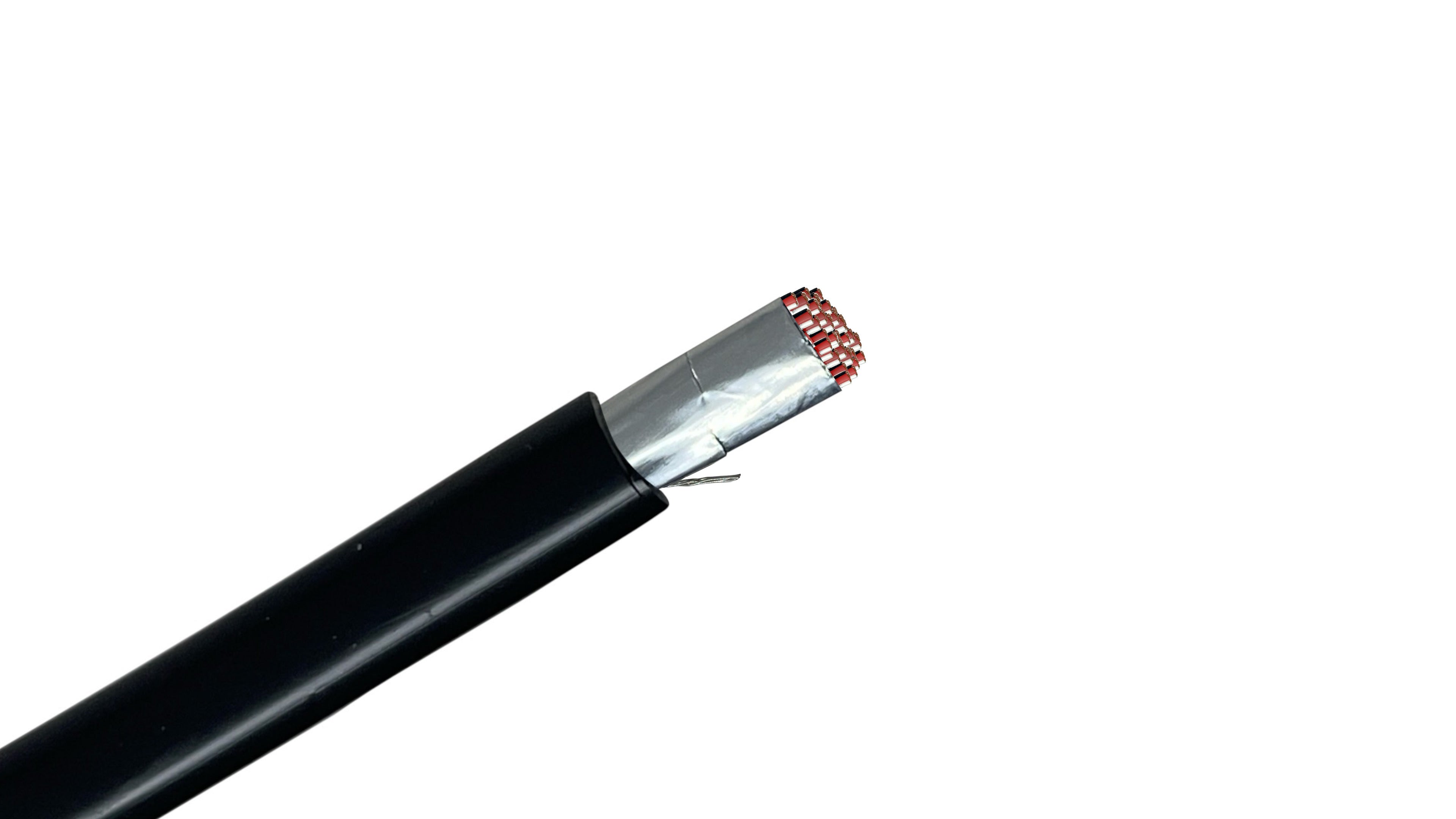 16 AWG 50 Triads shielded PLTC cable for noise-protected signal transmission in power-limited tray systems.