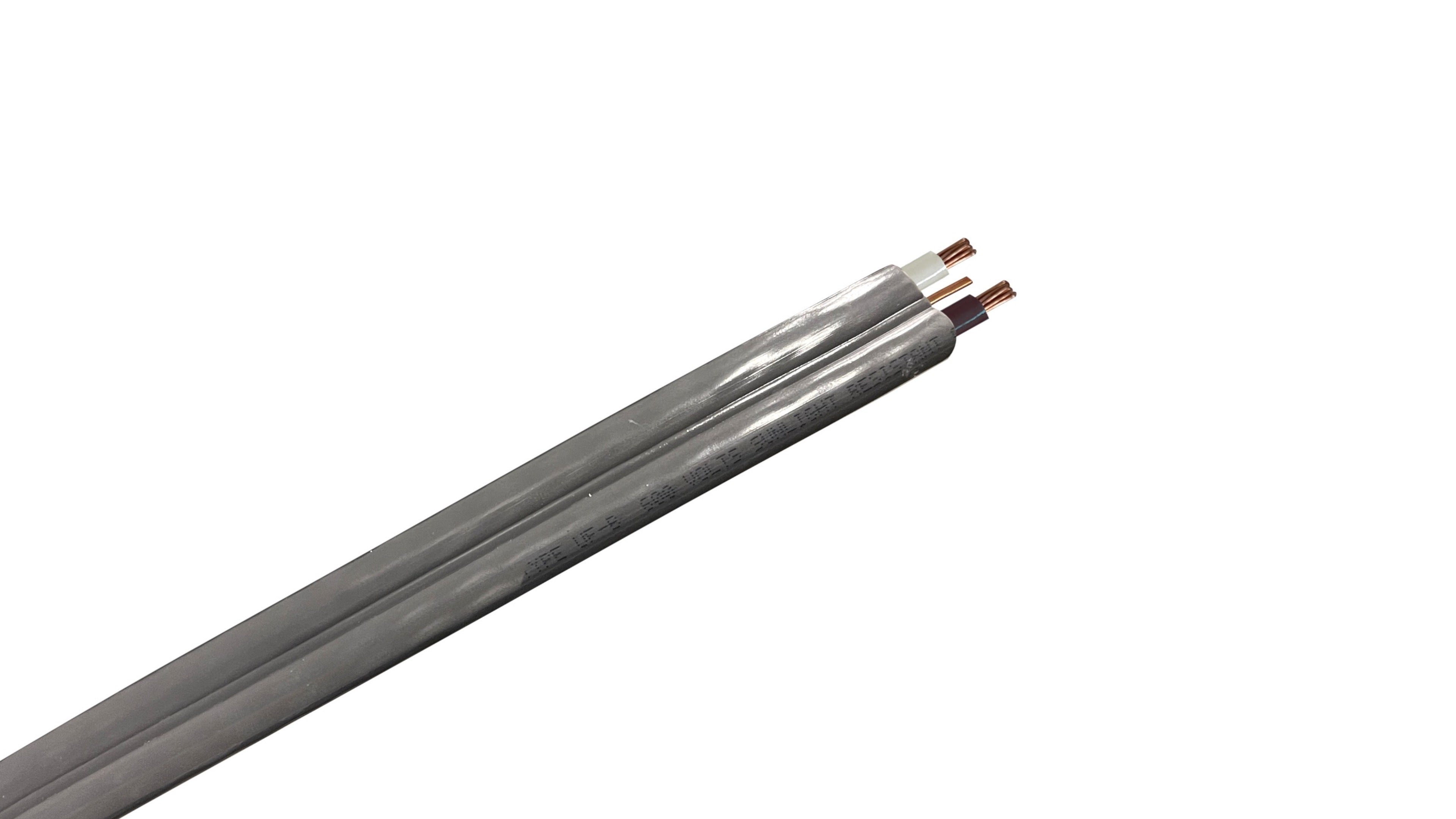 6-2 UF-B Cable, 6 AWG 2-Conductor with Ground, 600V Gray Direct Burial Underground Feeder Wire for outdoor circuits.