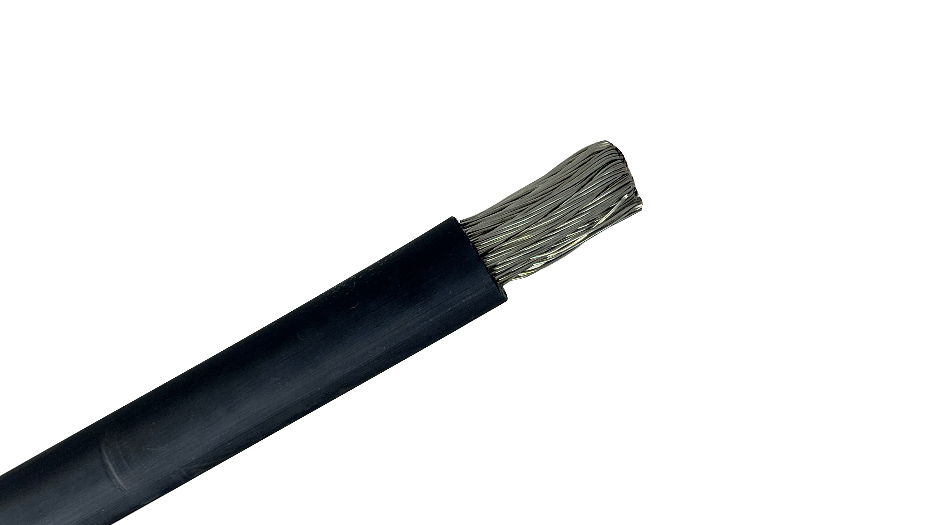 2/0 DLO Cable 2000V, flexible RHH/RHW-2 rated power cable for diesel locomotives, solar battery banks, and generators.