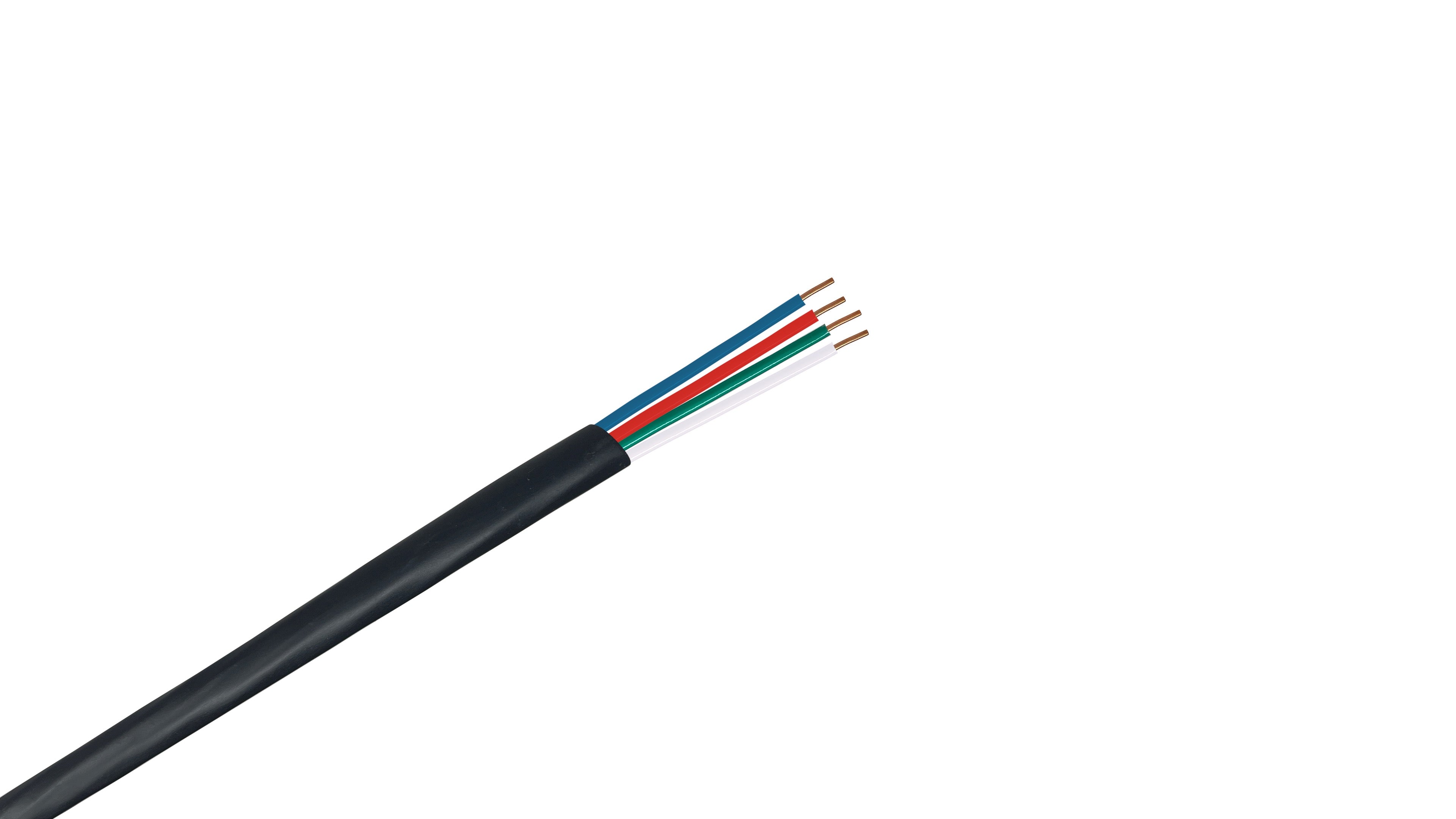 18/4 Sprinkler Wire, 18 AWG 4-Conductor 30V Direct Burial Irrigation Cable for residential and commercial watering systems.