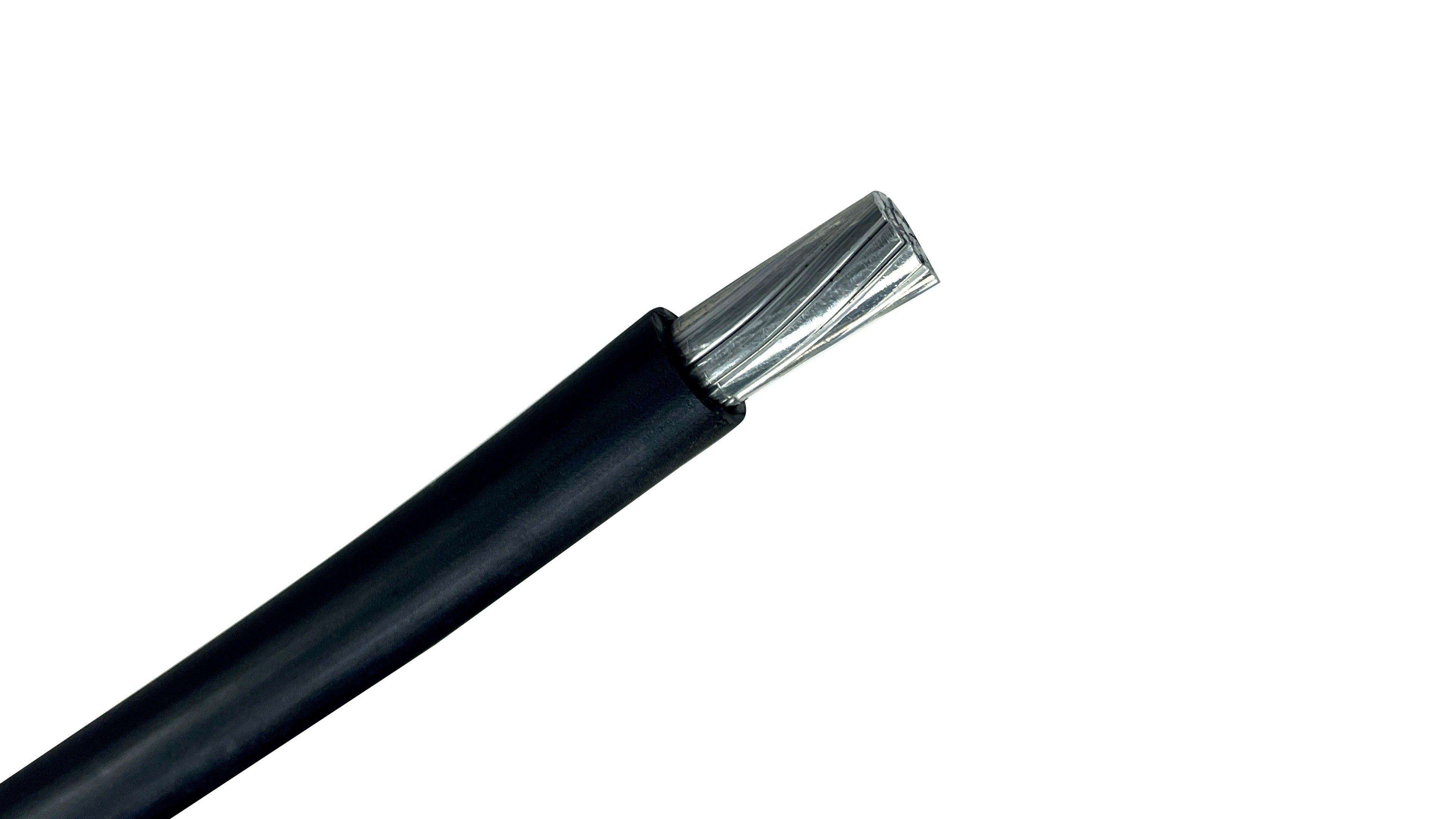 4 AWG Al USE-2/RHW-2 600V cable, featuring XLP insulation for high-ampacity underground utility and industrial power.