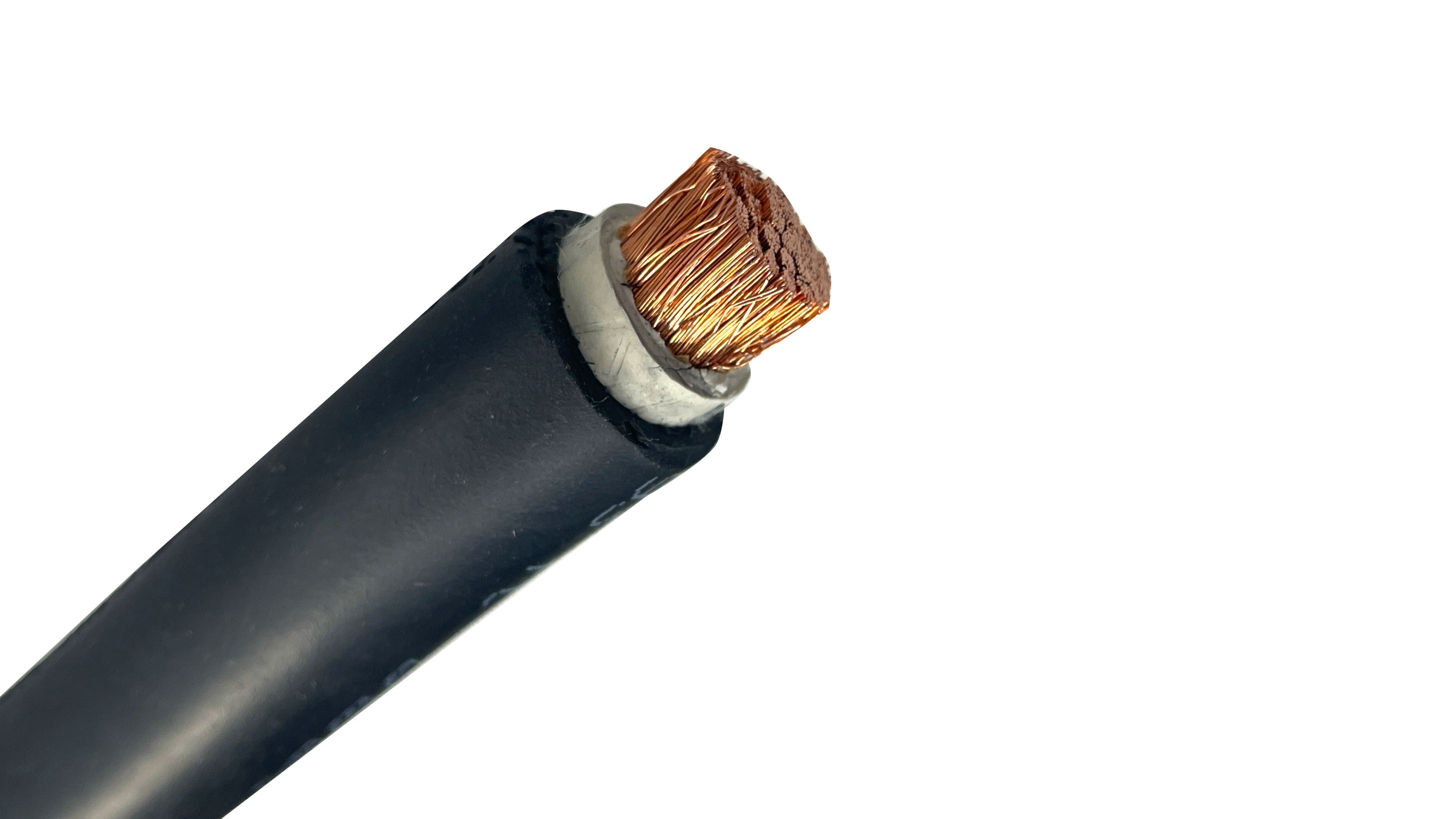 4/0 Type W 2000V portable power cable, extra-flexible multi-conductor lead for heavy-duty industrial generators.