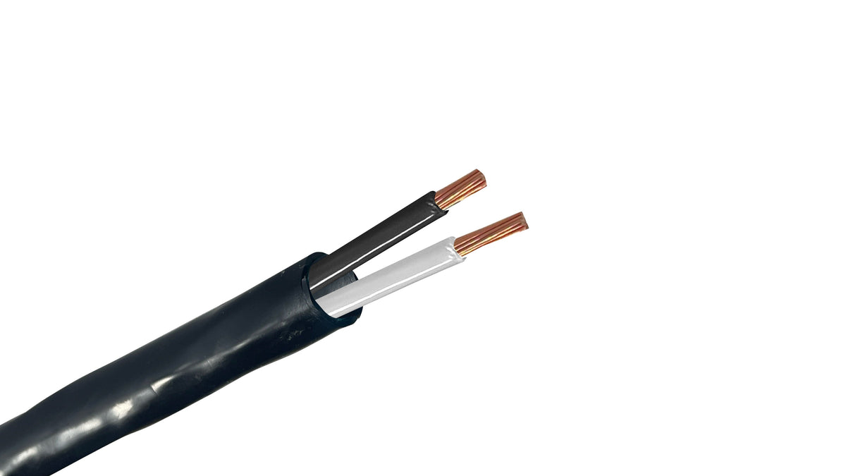 6/2 Unshielded Substation Control Cable, 2C 6 AWG 20/10 PE/PVC Insulation, Heavy Duty 600V Utility Power Control Wire.