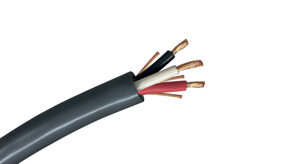 6/3 Bus Drop Cable, 600V UL Listed Bare Copper Conductor, Heavy Duty Overhead Factory Branch Power Wire.