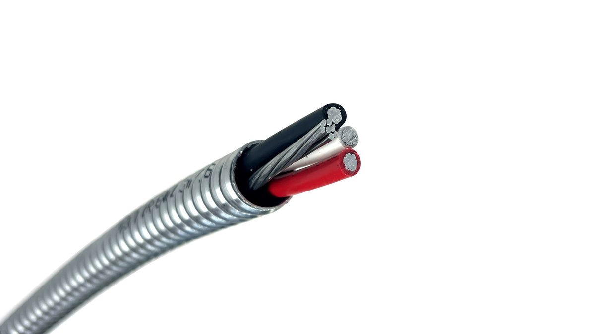 Cable Informatique Mc 250-3C Aluminum MC Cable | 600V | Cut To Length Product