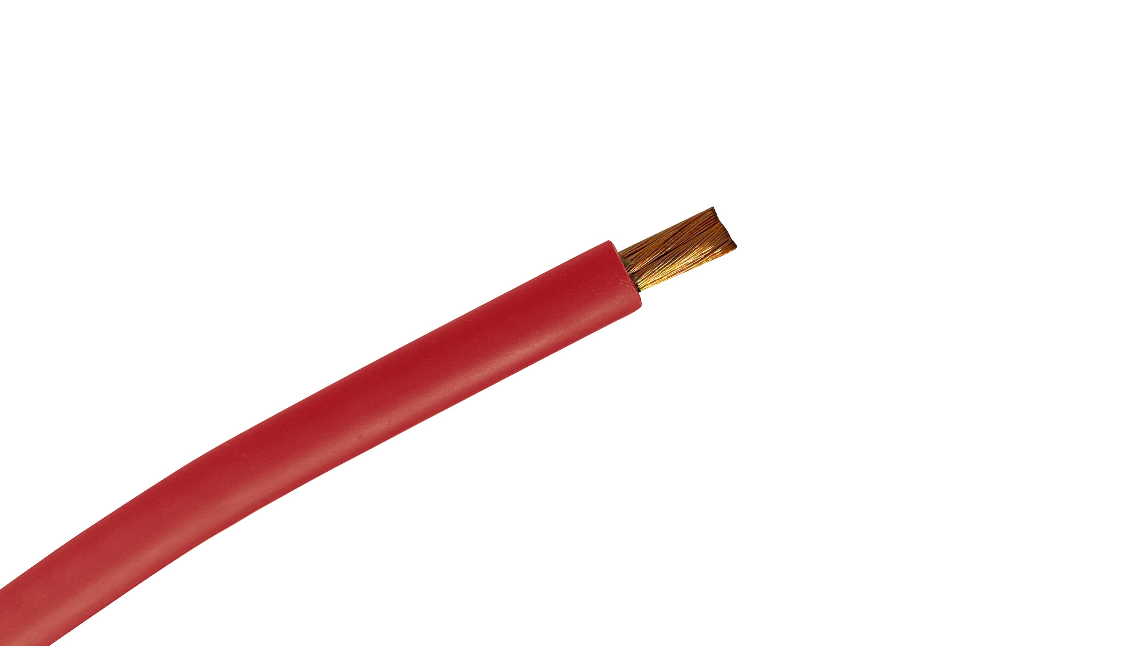 2 Gauge AWG Flexible Welding Cable Red