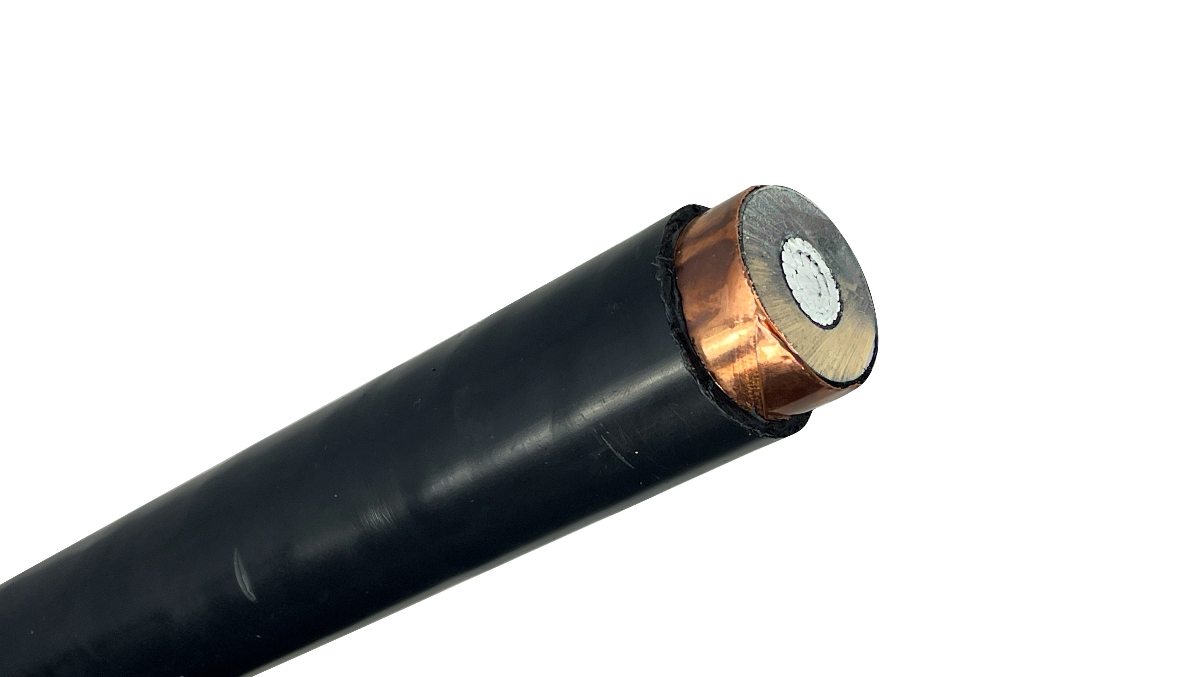 250 MCM Aluminum MV-105 15kV Cable, 133% EPR Insulation Level, Copper Tape Shield, PVC Jacket, UL 1072 Power Cable.