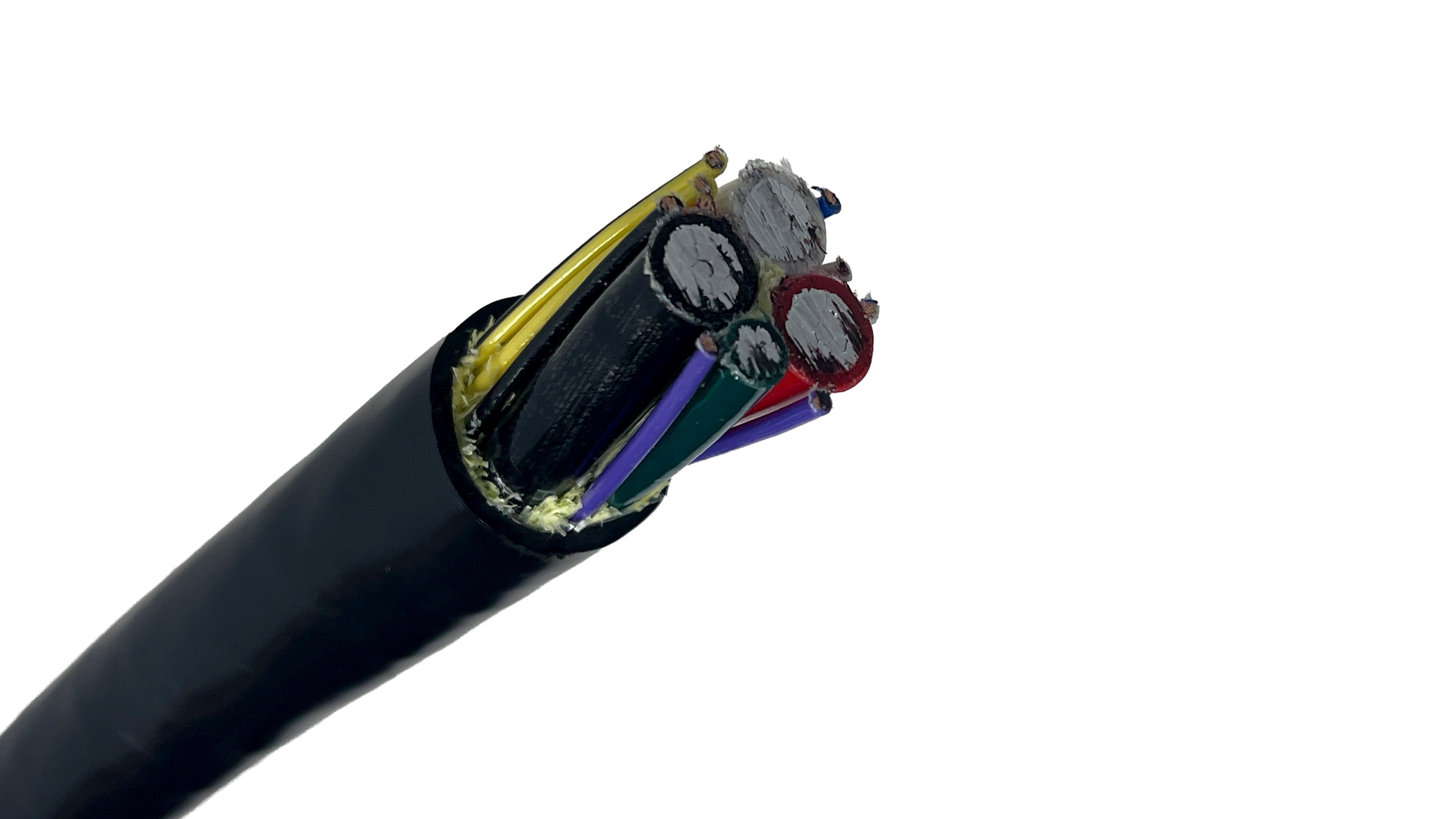 Aluminum Generator Cable, 1-3C w/ Ground + 18/6C, 100 Amps, 17kW-24kW, 600V