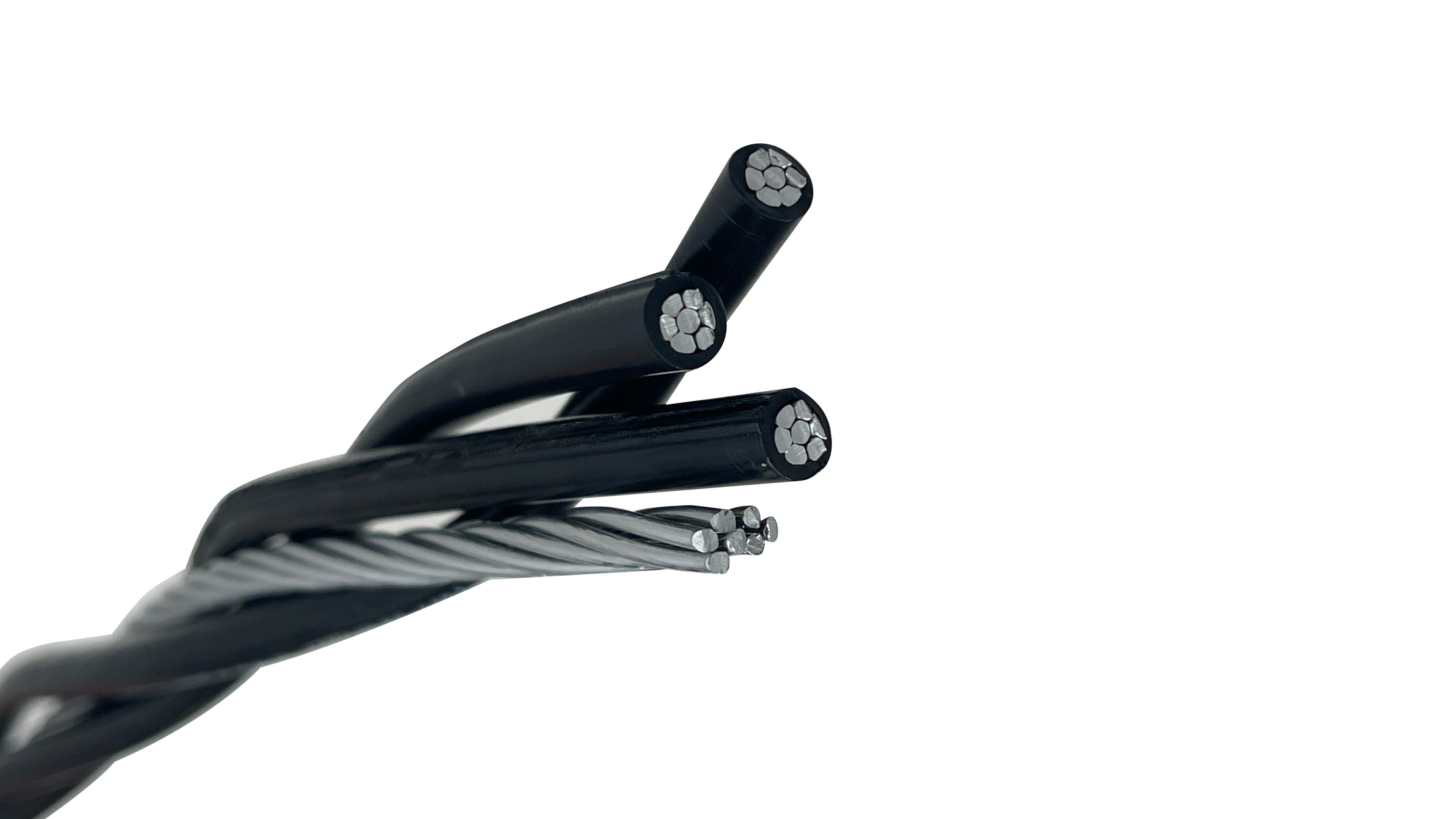 1/0-1/0-1/0-1/0 Quadruplex Overhead Aluminum Service Drop Cable, Costena