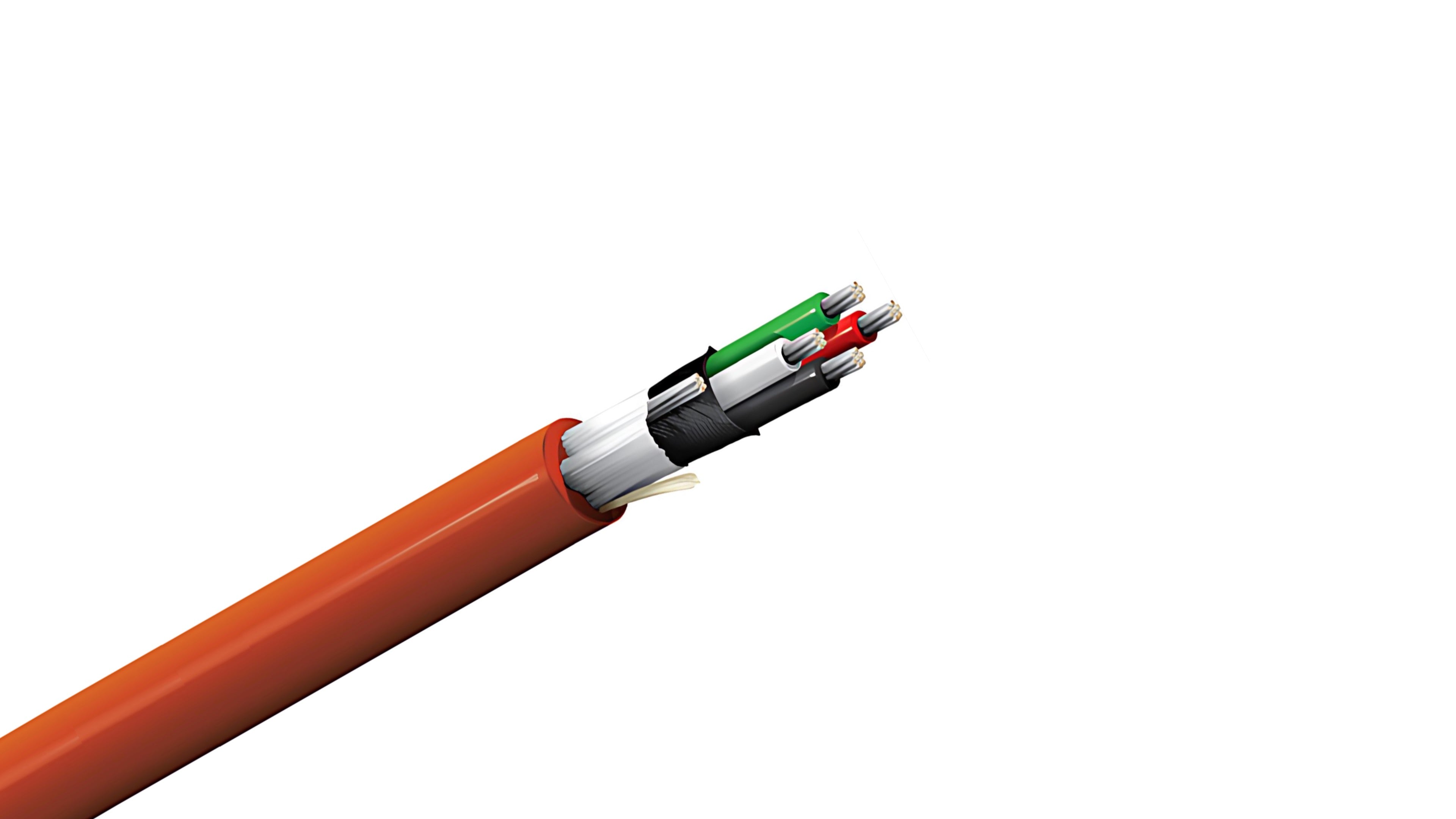 Belden 83396 DeviceNet Thin Cable, 22 AWG Power & 24 AWG Data Pairs, Individually Shielded, PVC Gray Jacket, Industrial Bus.