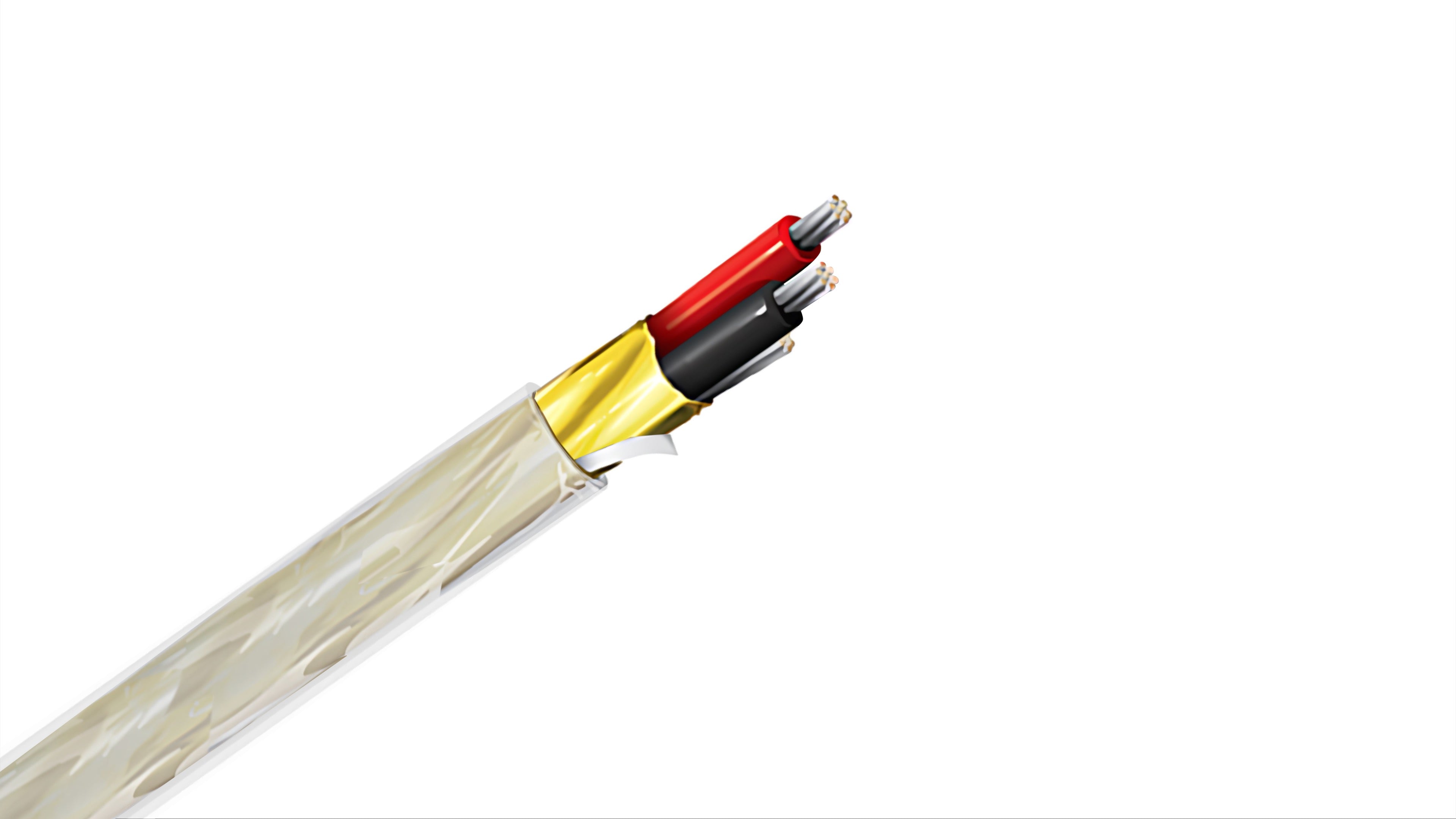 Belden 85231 Cable, 16 AWG 2-Conductor Shielded, High-Temp ETFE Jacket, 100% Beldfoil Coverage, 150°C Rated Control Cable.