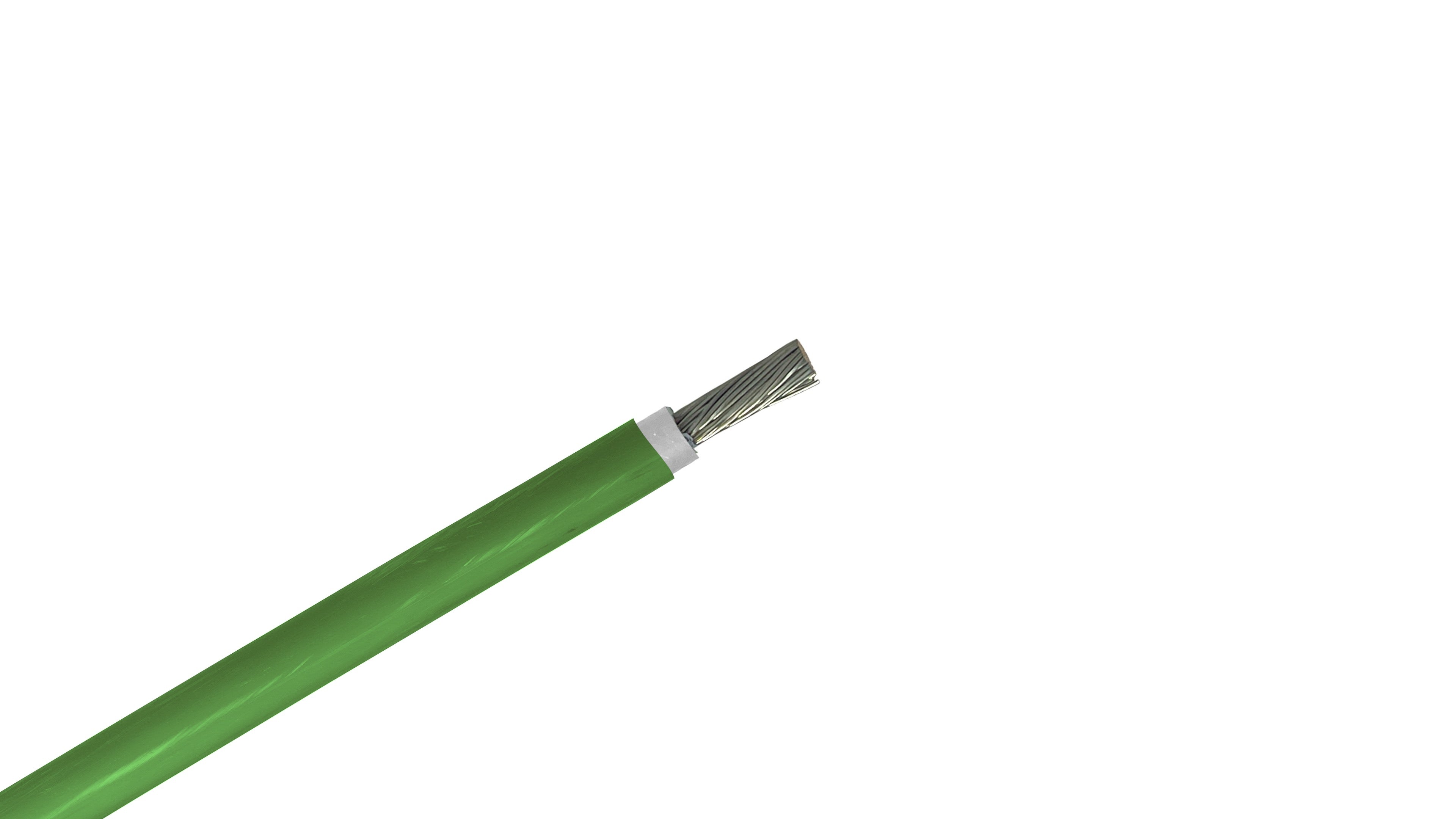 6 AWG Central Office Power Cable, L2, 600V, Green