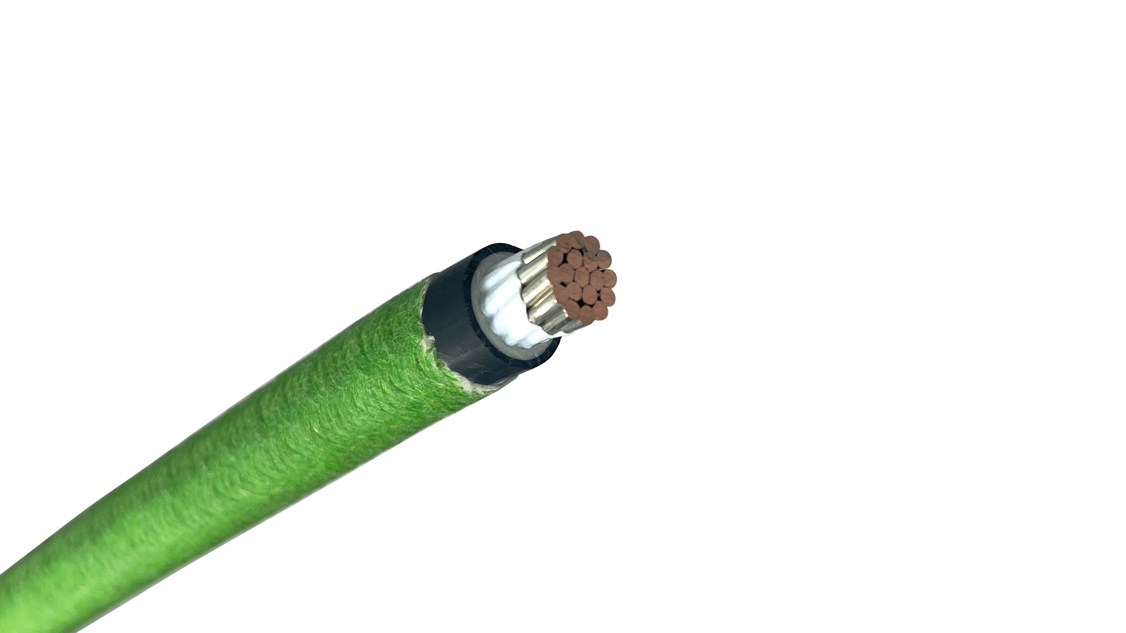 1/0 Central Office Power Cable, L3, 600V, Green