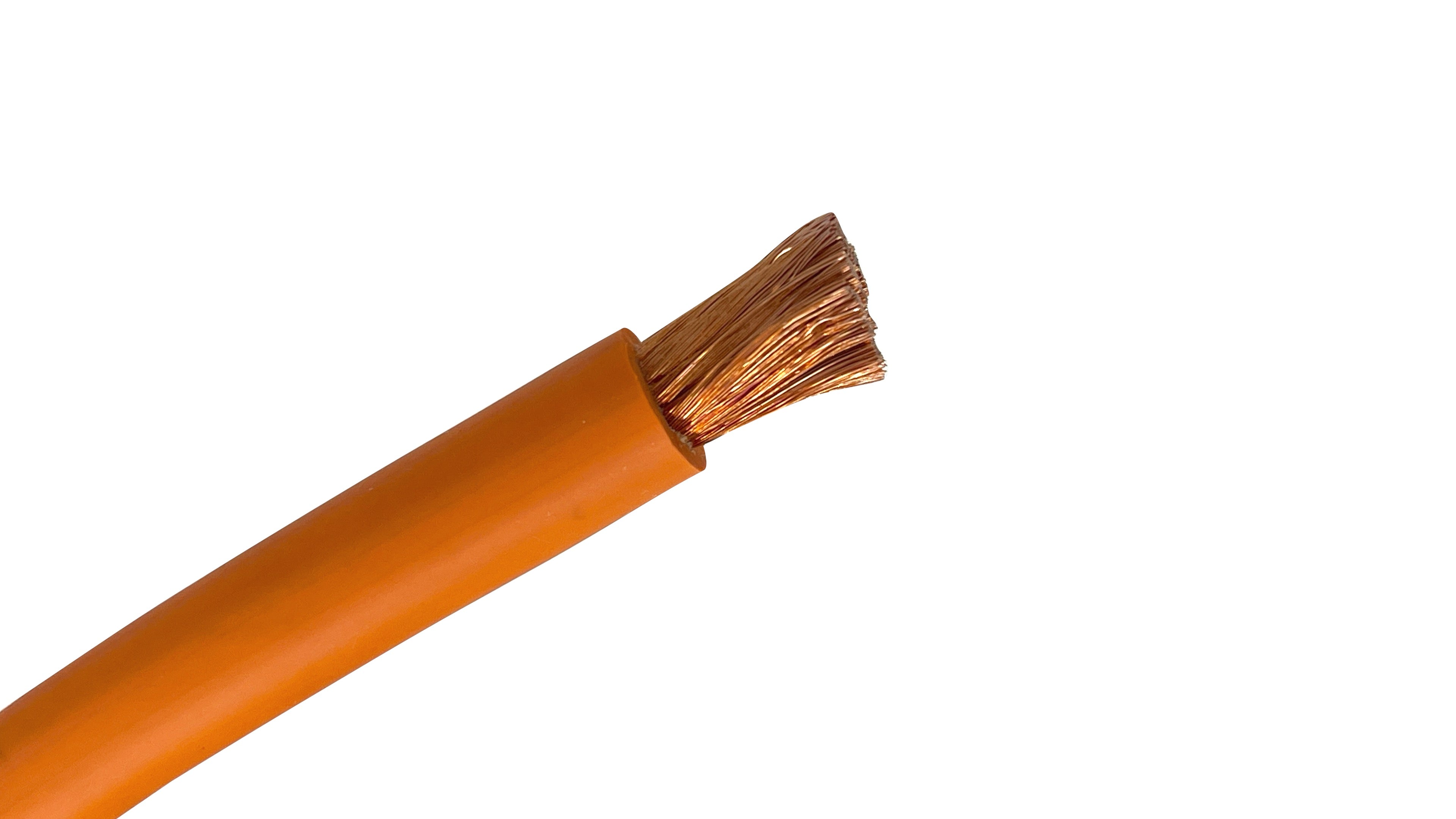 6 Gauge AWG Extra-Flexible Welding Cable UL/CSA Orange