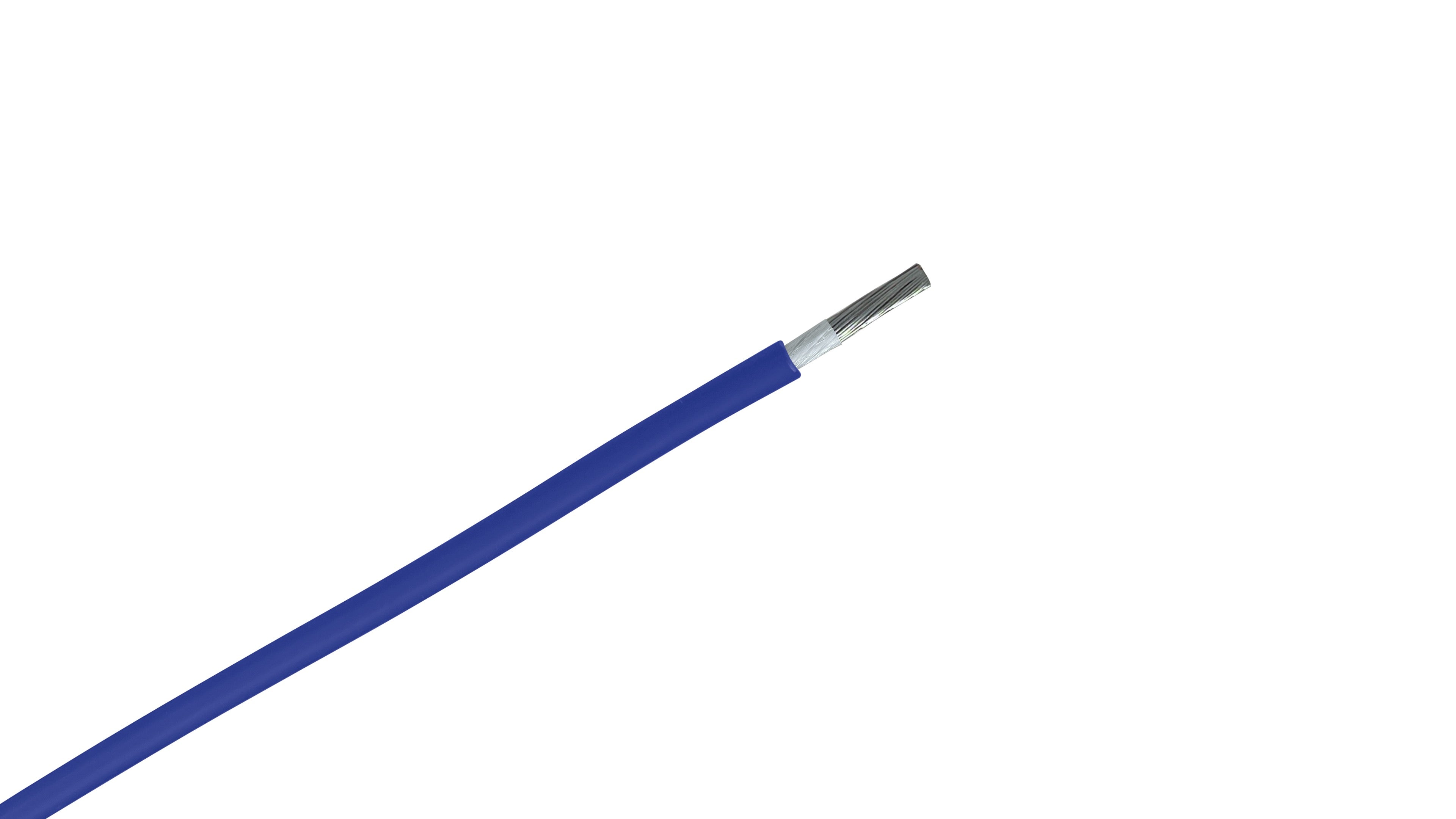 14 AWG RG Flex Central Office Power Cable, List 2 Blue 600V RHH/RHW-2 Flexible Telco Power Wire for Battery Leads.
