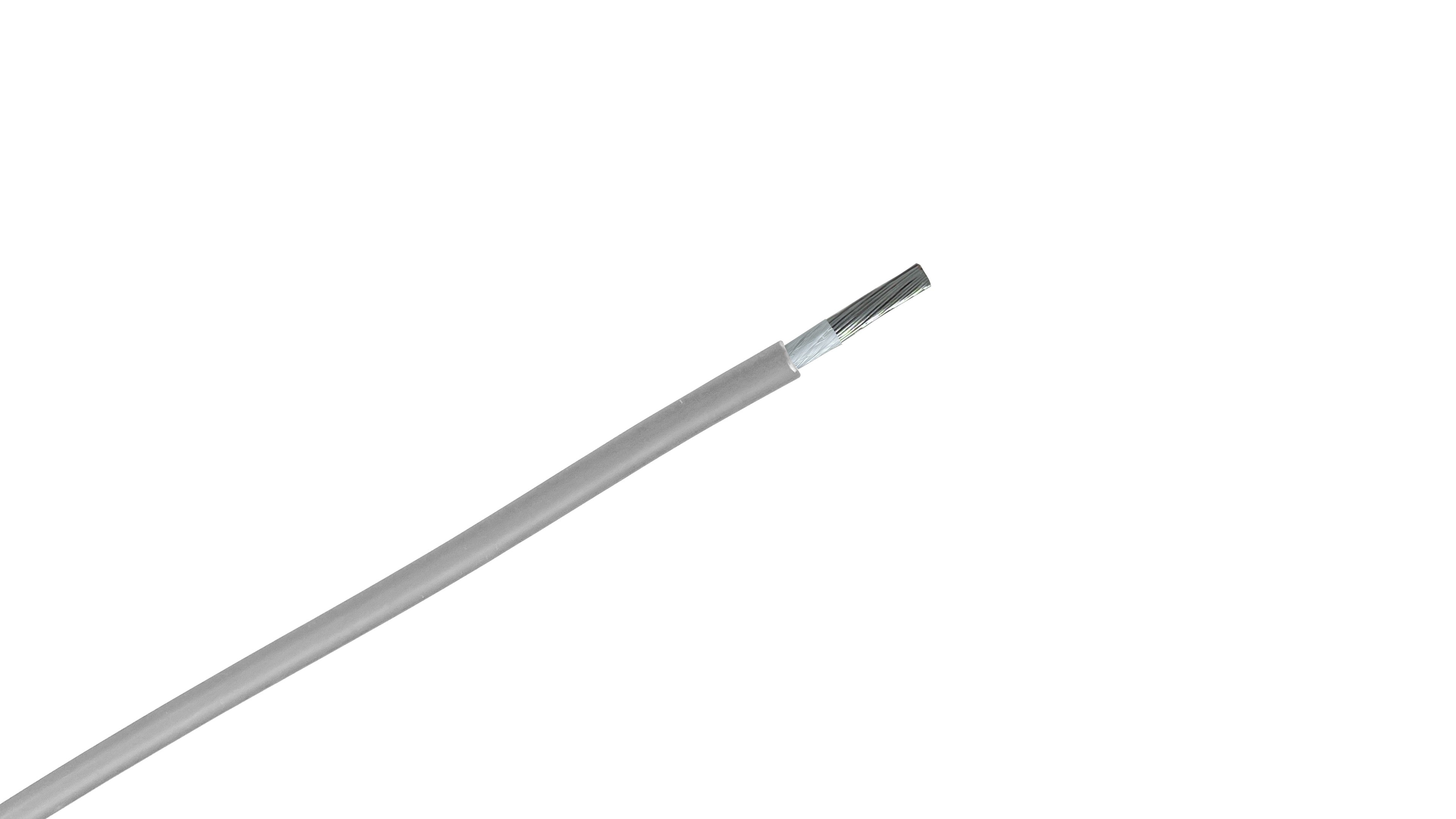 14 AWG RG Flex Central Office Power Cable, List 2 Gray 600V RHH/RHW-2 Flexible Telco Power Wire for Battery Leads.
