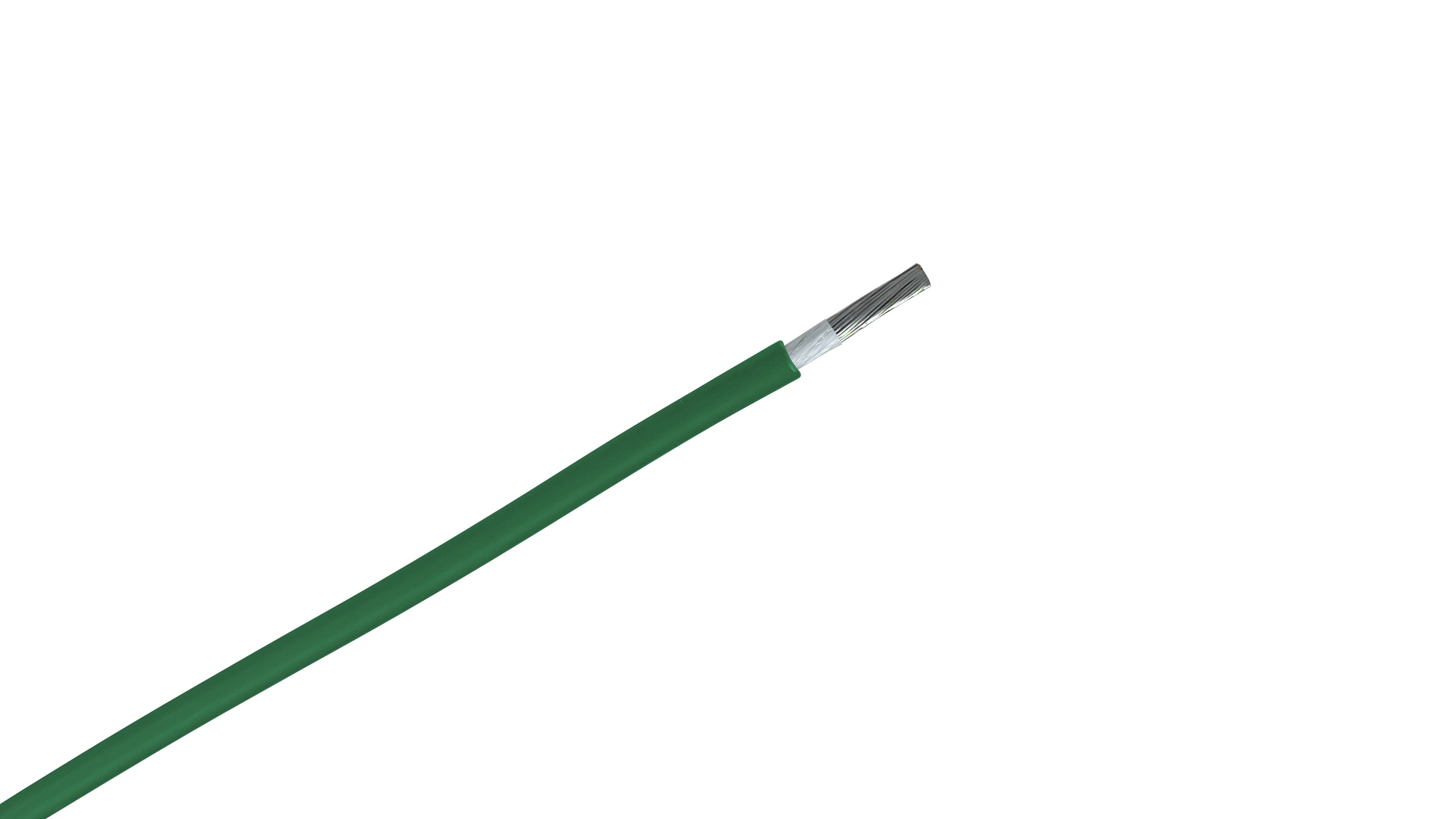 6 AWG RG Flex Central Office Power Cable, List 2 Green 600V RHH/RHW-2 Flexible Telco Power Wire for Battery Leads.