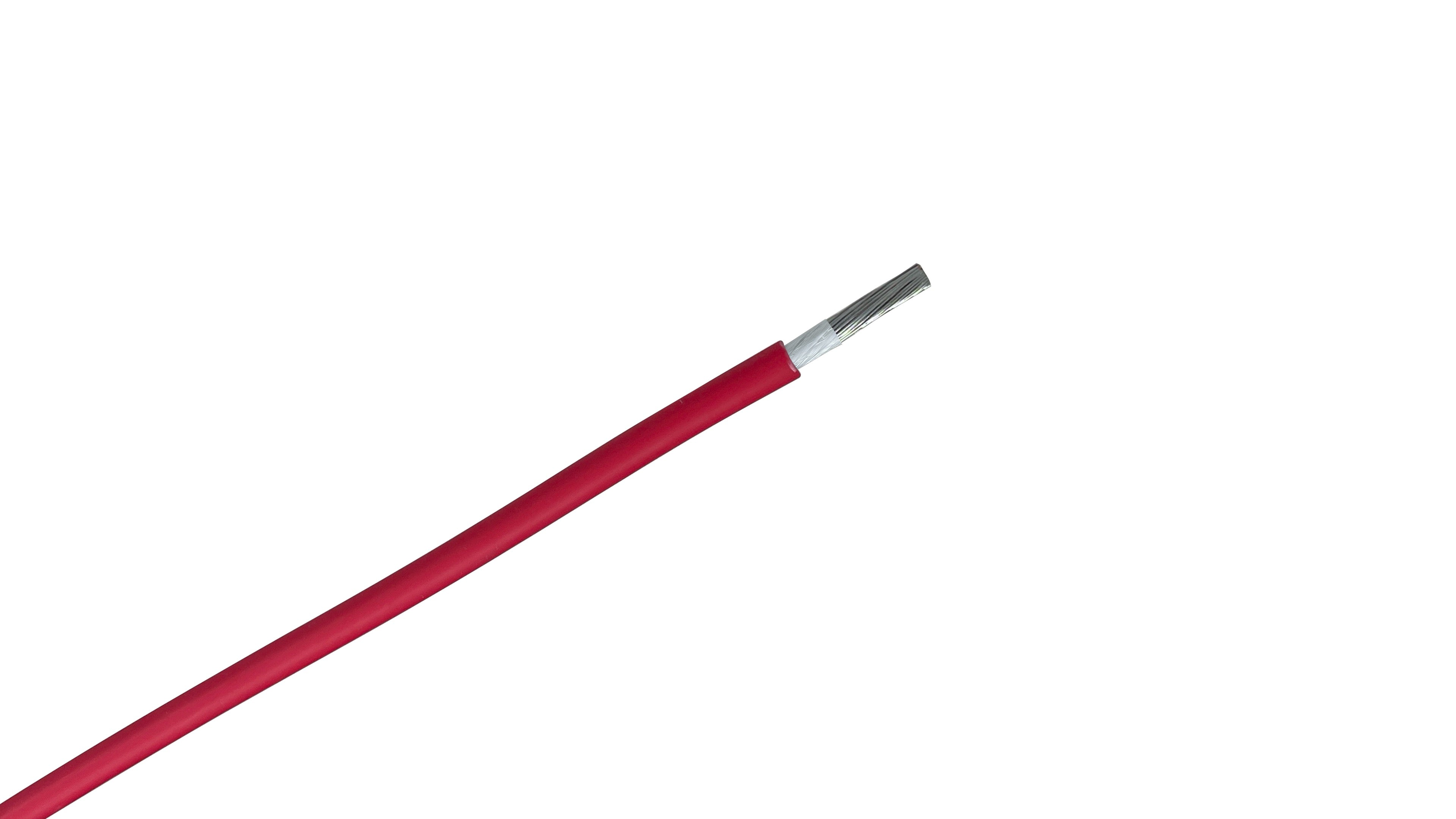 8 AWG RG Flex Central Office Power Cable, List 2 Red 600V RHH/RHW-2 Flexible Telco Power Wire for Battery Leads.