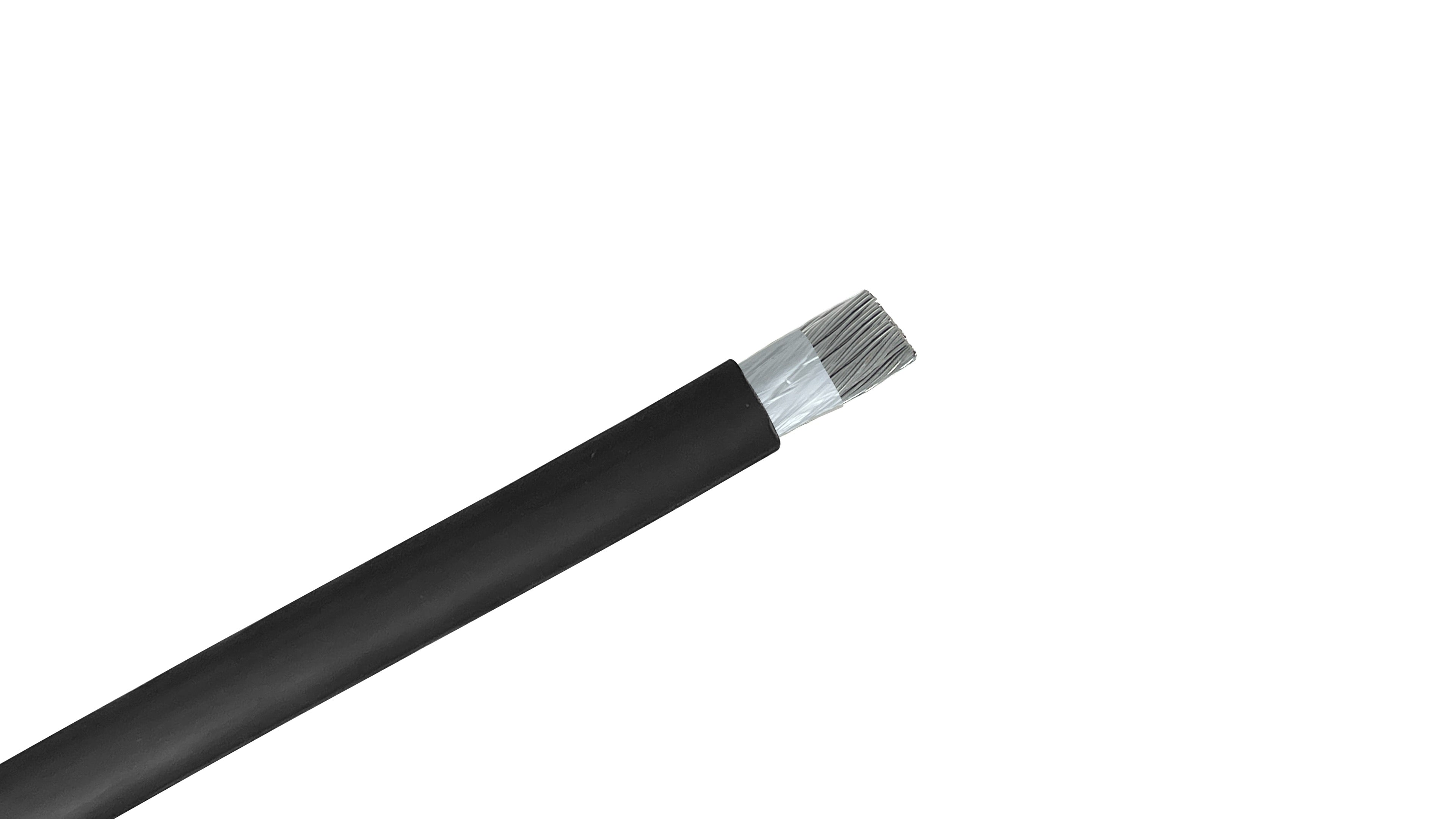 4/0 RG Flex Central Office Power Cable, List 2 Black 600V RHH/RHW-2 Flexible Telco Power Wire for Battery Leads.