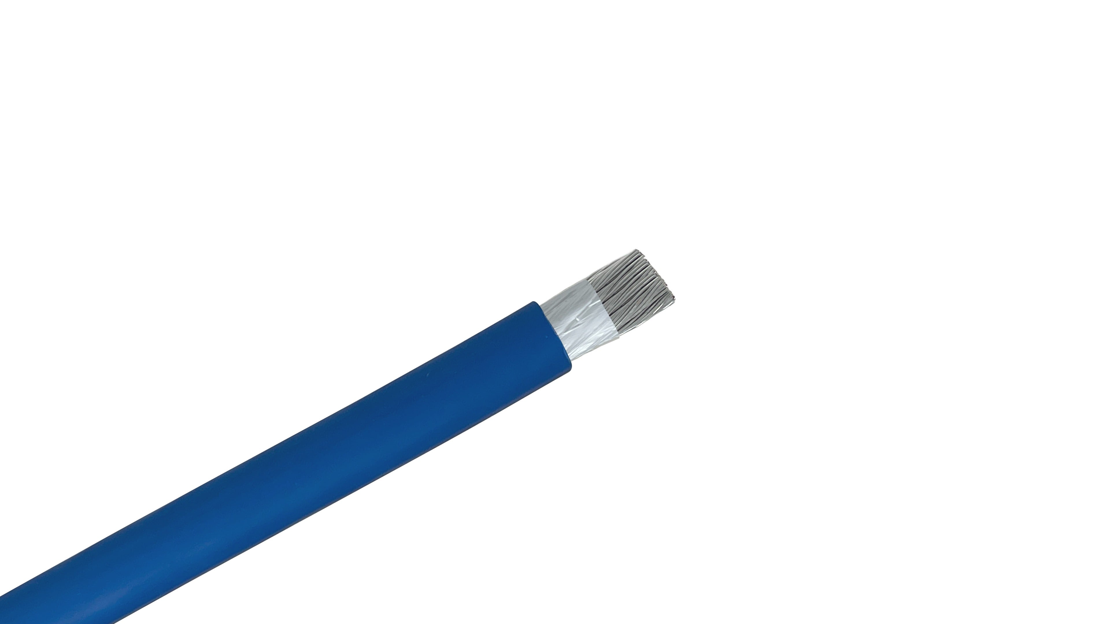 4/0 RG Flex Central Office Power Cable, List 2 Blue 600V RHH/RHW-2 Flexible Telco Power Wire for Battery Leads.