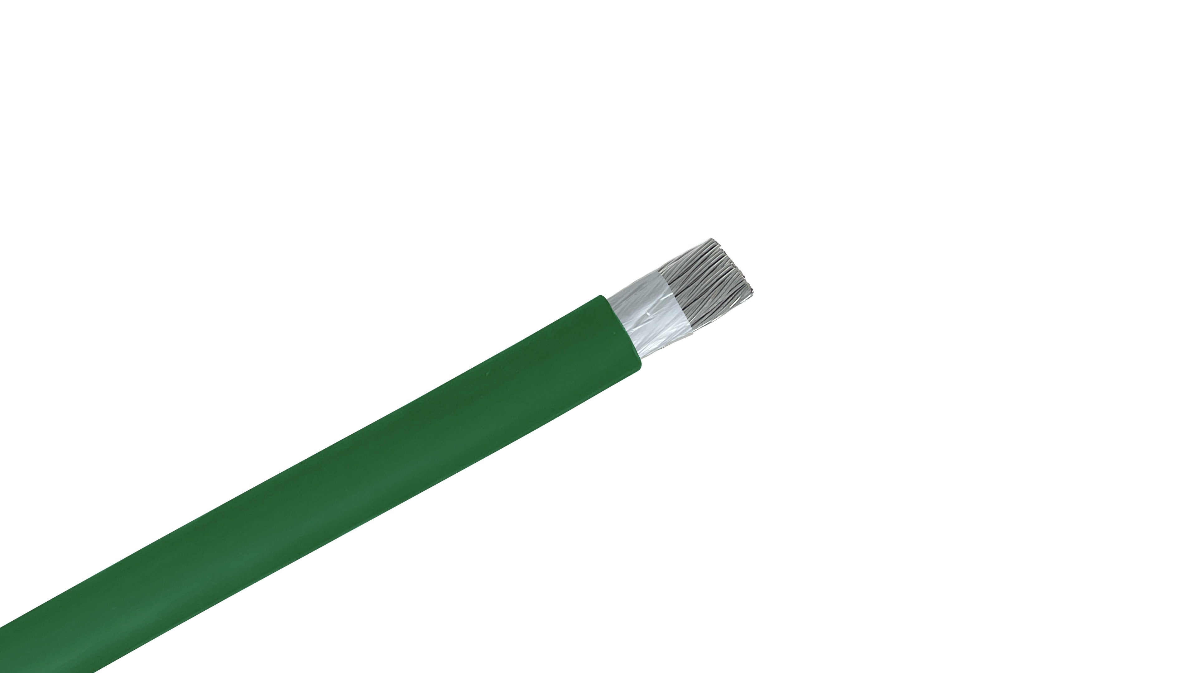 4/0 RG Flex Central Office Power Cable, List 2 Green 600V RHH/RHW-2 Flexible Telco Power Wire for Battery Leads.