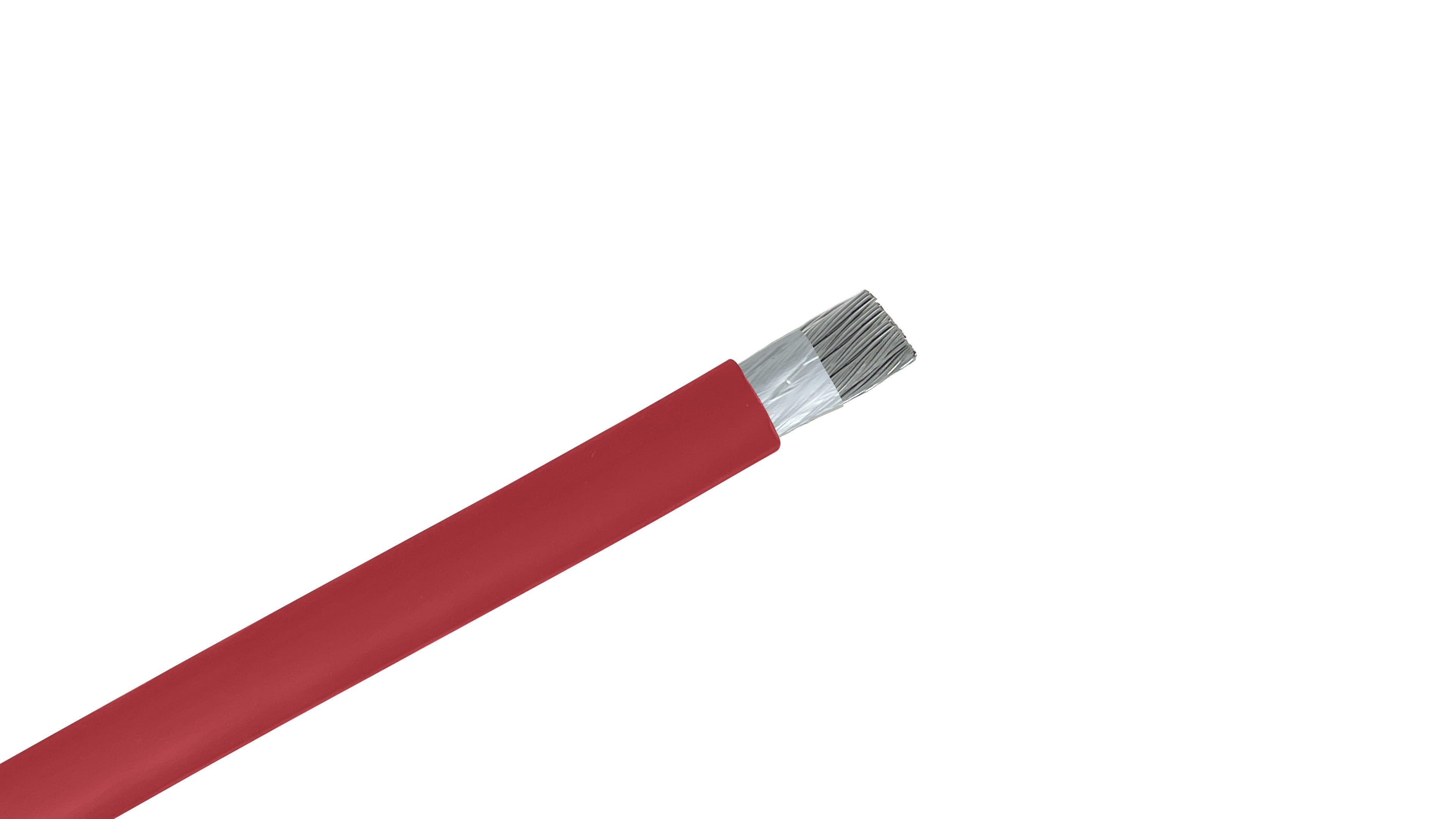 1/0 RG Flex Central Office Power Cable, List 2 Red 600V RHH/RHW-2 Flexible Telco Power Wire for Battery Leads.