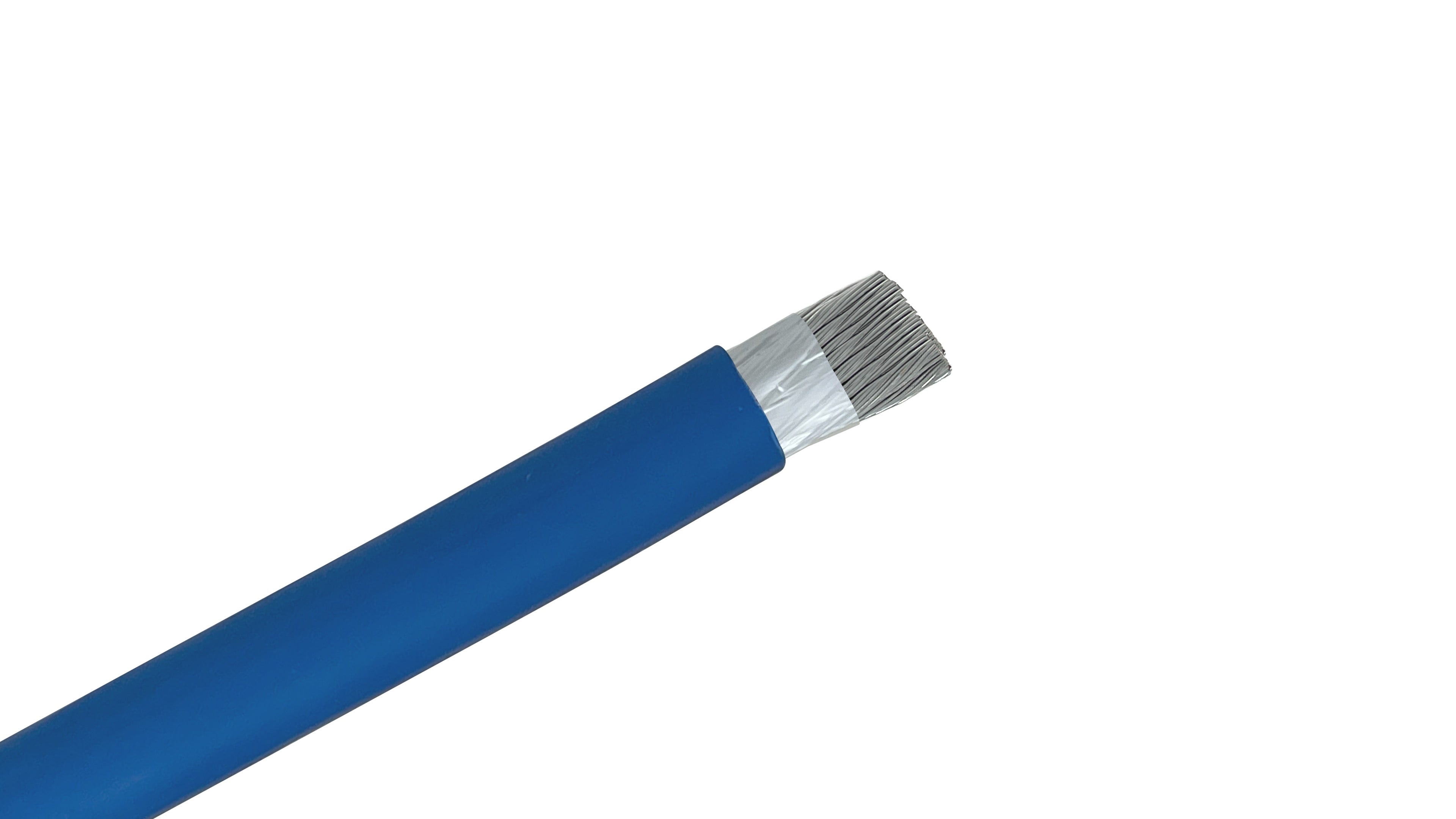 500 MCM RG Flex Central Office Power Cable, List 2 Blue 600V RHH/RHW-2 Flexible Telco Power Wire for Battery Leads.