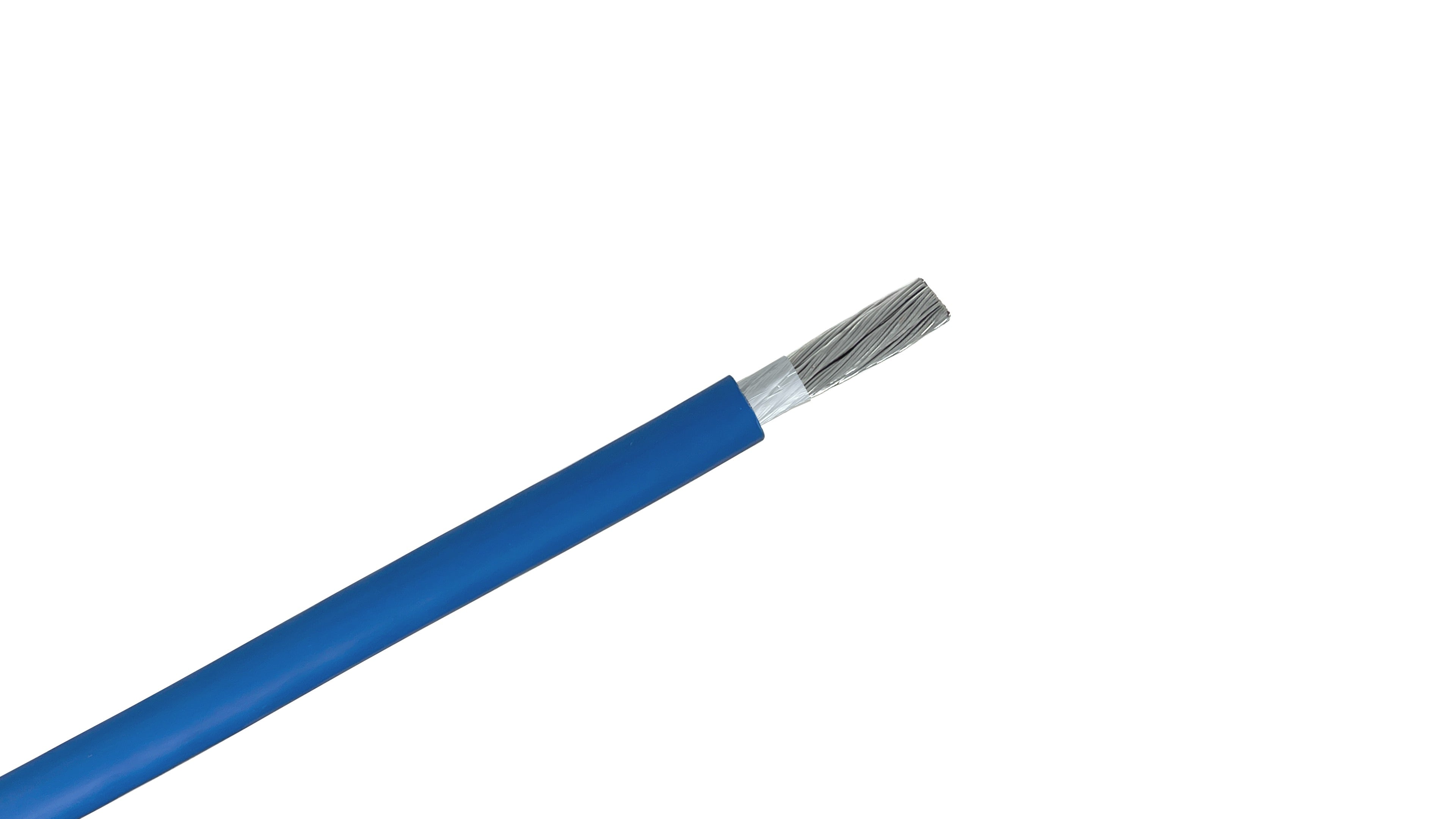 4 AWG RG Flex Central Office Power Cable, List 2 Blue 600V RHH/RHW-2 Flexible Telco Power Wire for Battery Leads.