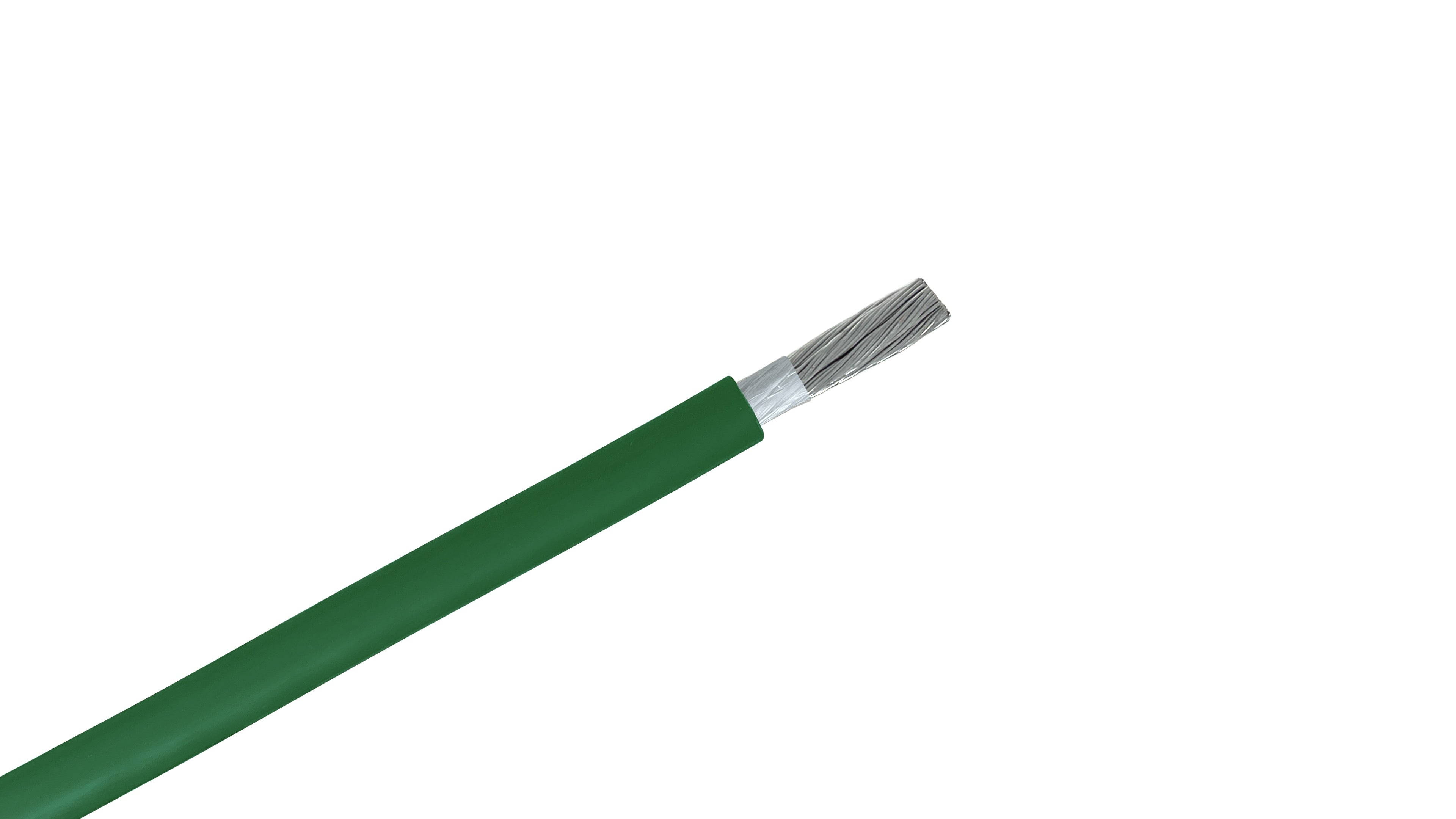 1 AWG RG Flex Central Office Power Cable, List 2 Green 600V RHH/RHW-2 Flexible Telco Power Wire for Battery Leads.