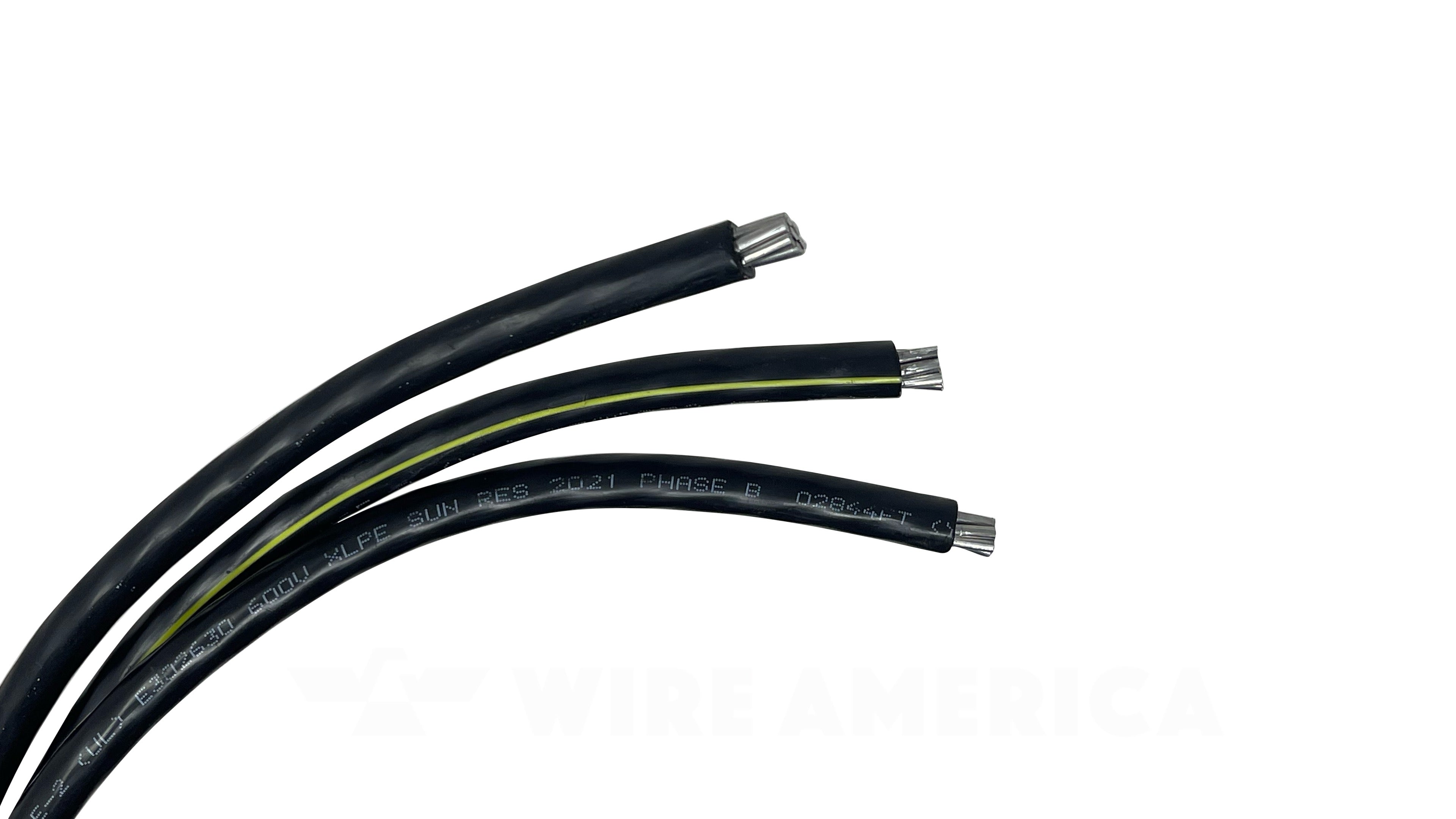 1/0-1/0-1/0 Triplex Aluminum Direct Burial Cable, Bergen URD
