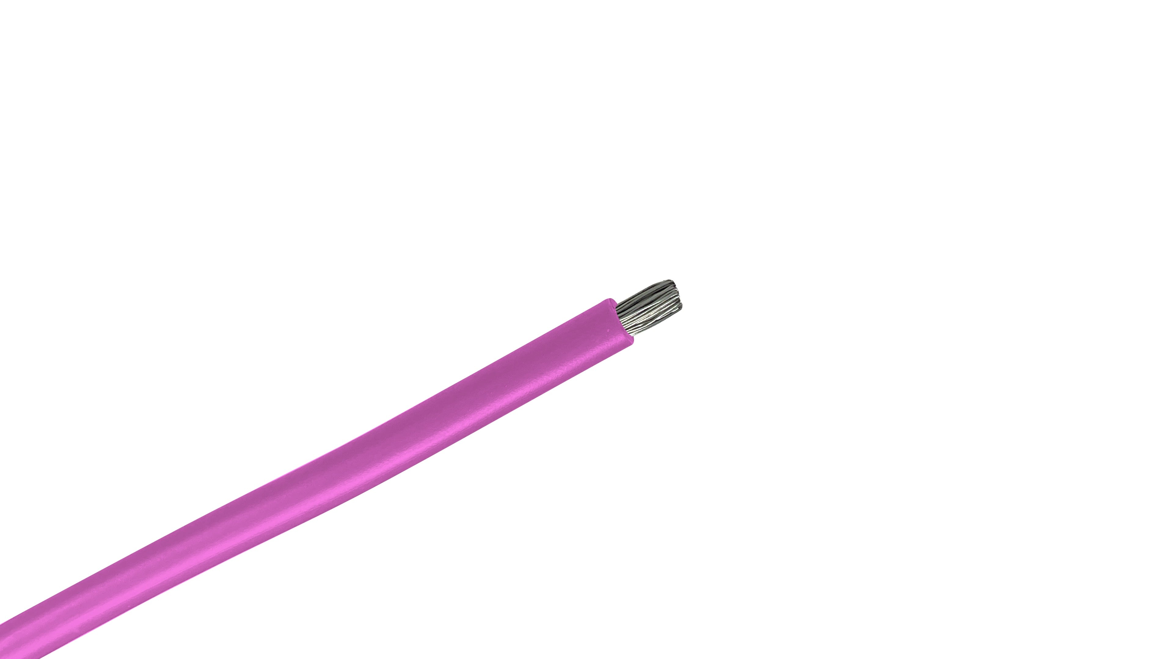 14 AWG Pink High Temp SIS Switchboard Wire, 125°C rated 600V lead wire for electrical panels and switchgear wiring.