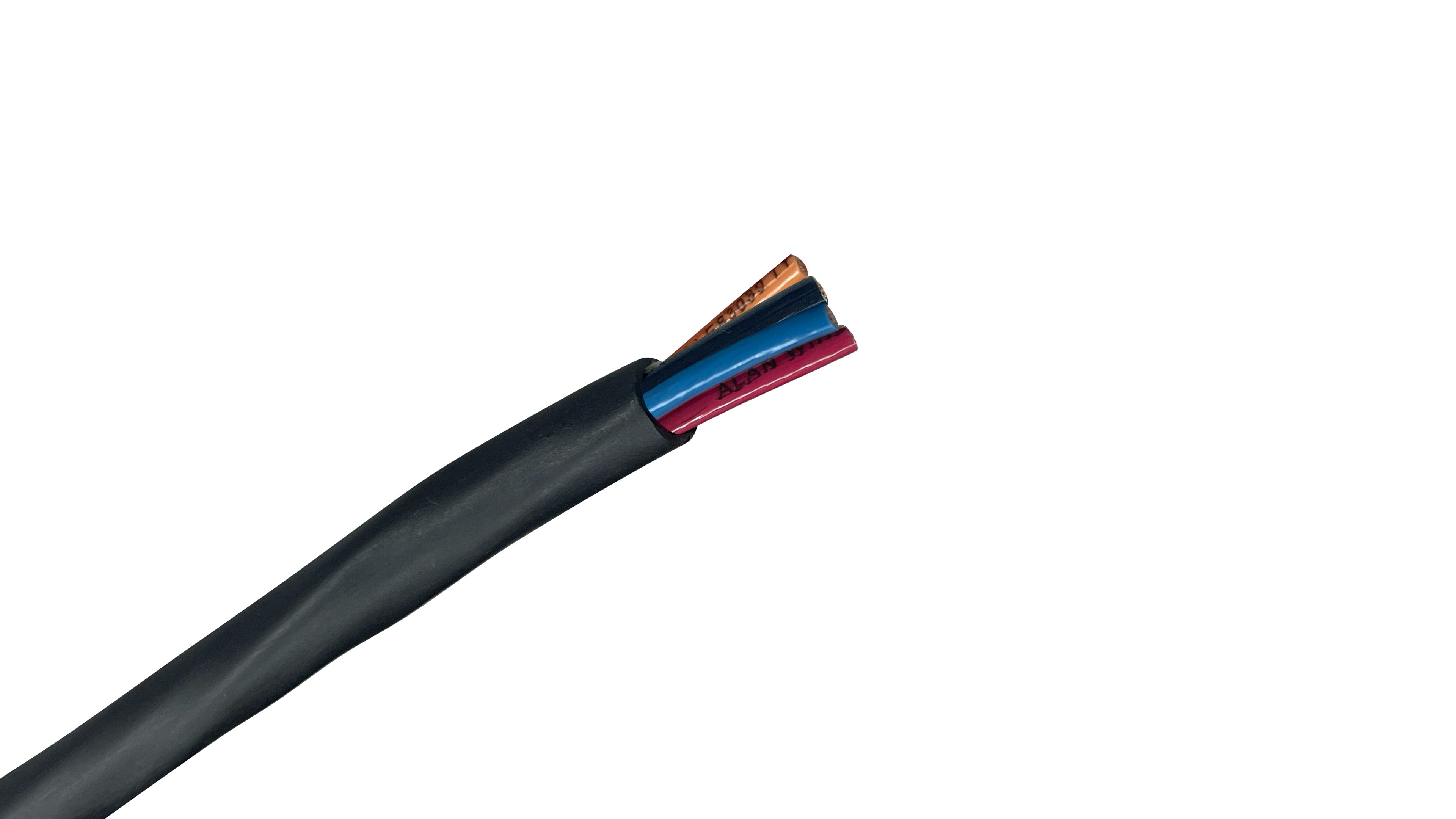 18 AWG 4-Conductor TFFN/PVC Tray Cable, 600V multi-conductor control wire for industrial automation and machinery.