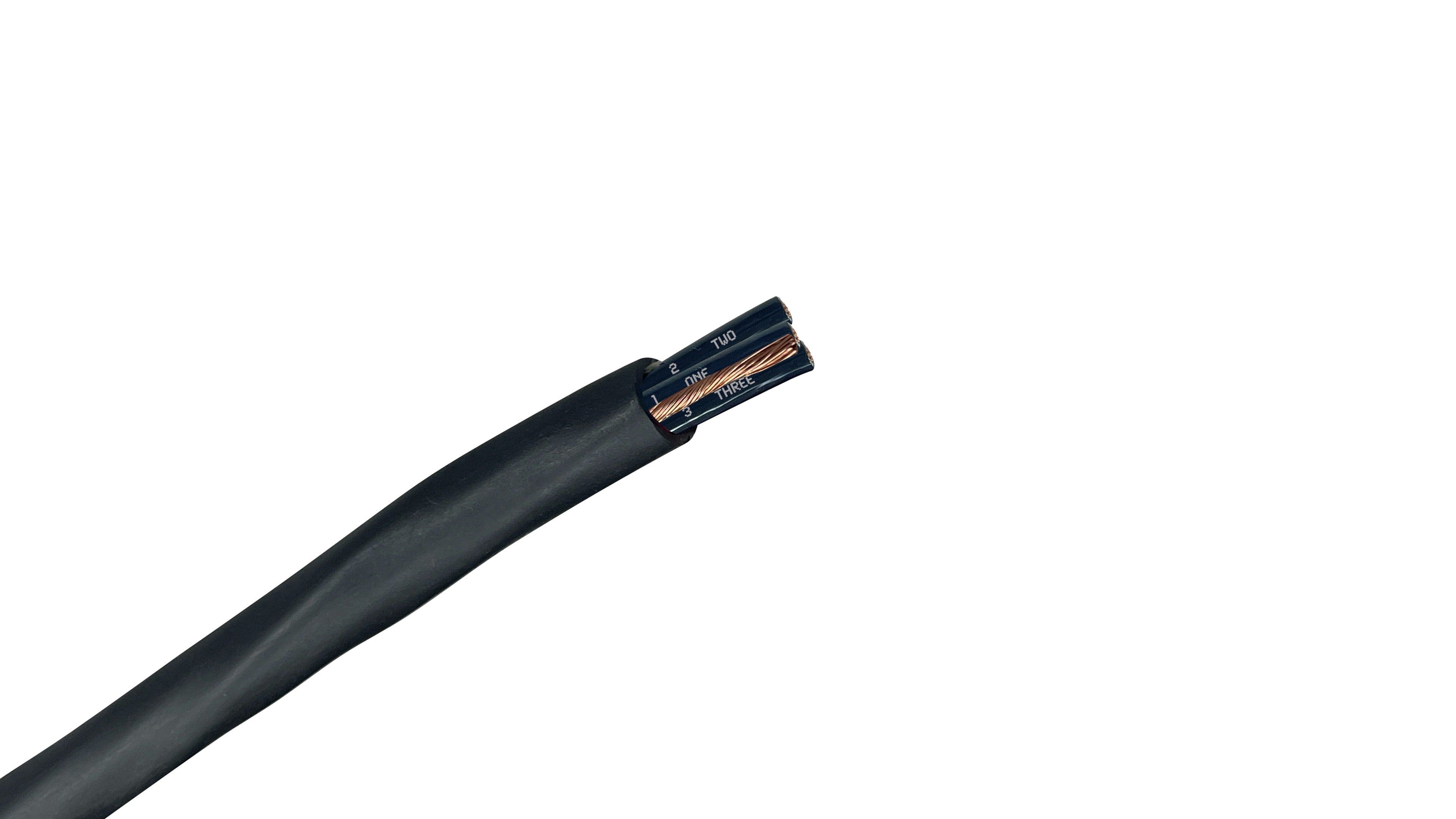 6-3C Tray Cable with Ground, Copper THHN/THWN-2 PVC 600V Type TC-ER, Sunlight Resistant and Direct Burial rated industrial power wire.
