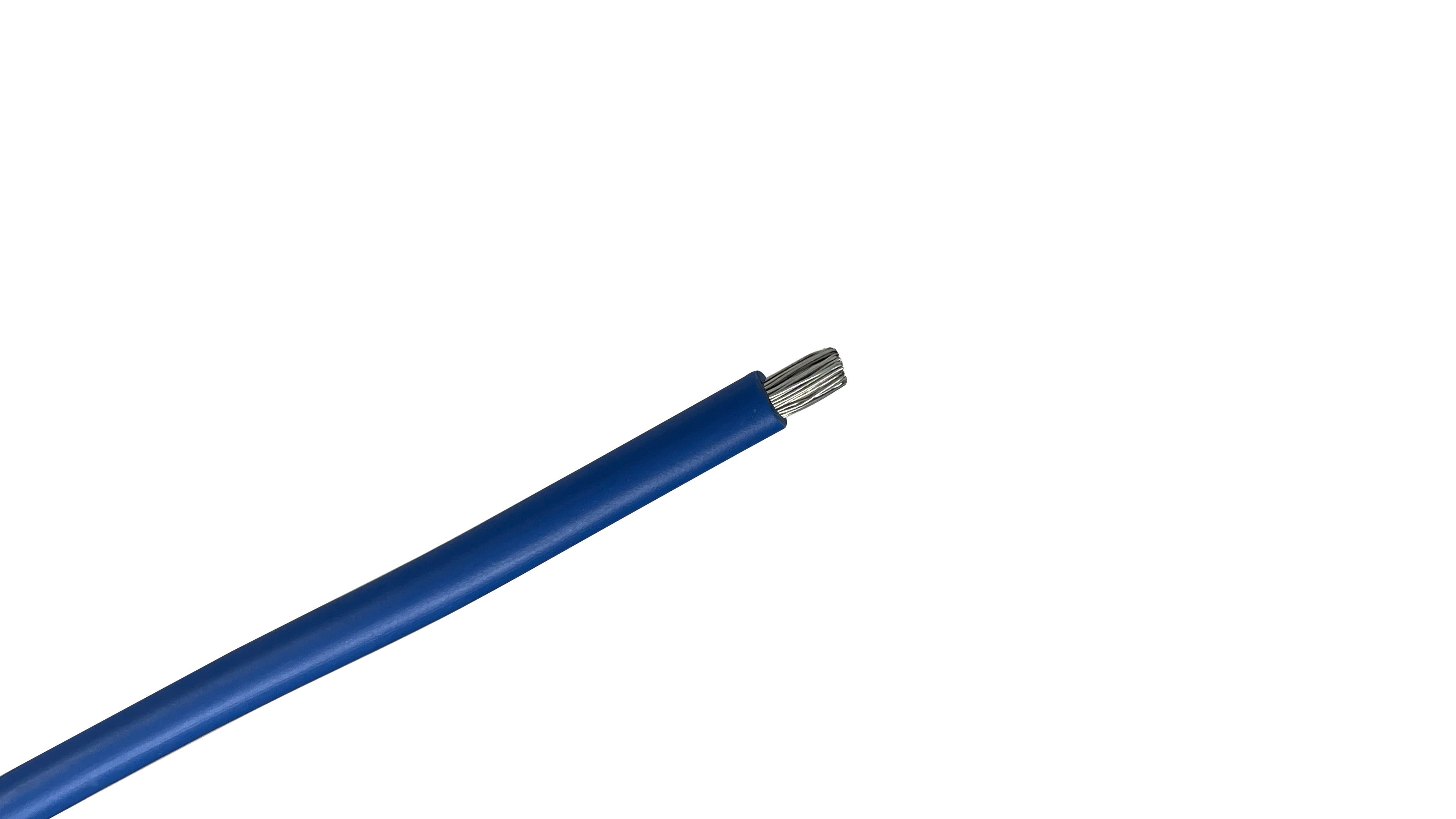 14 AWG UL 3320 Blue SIS Wire, 90°C VW-1 600V XLPE insulated switchboard wire for control panels.