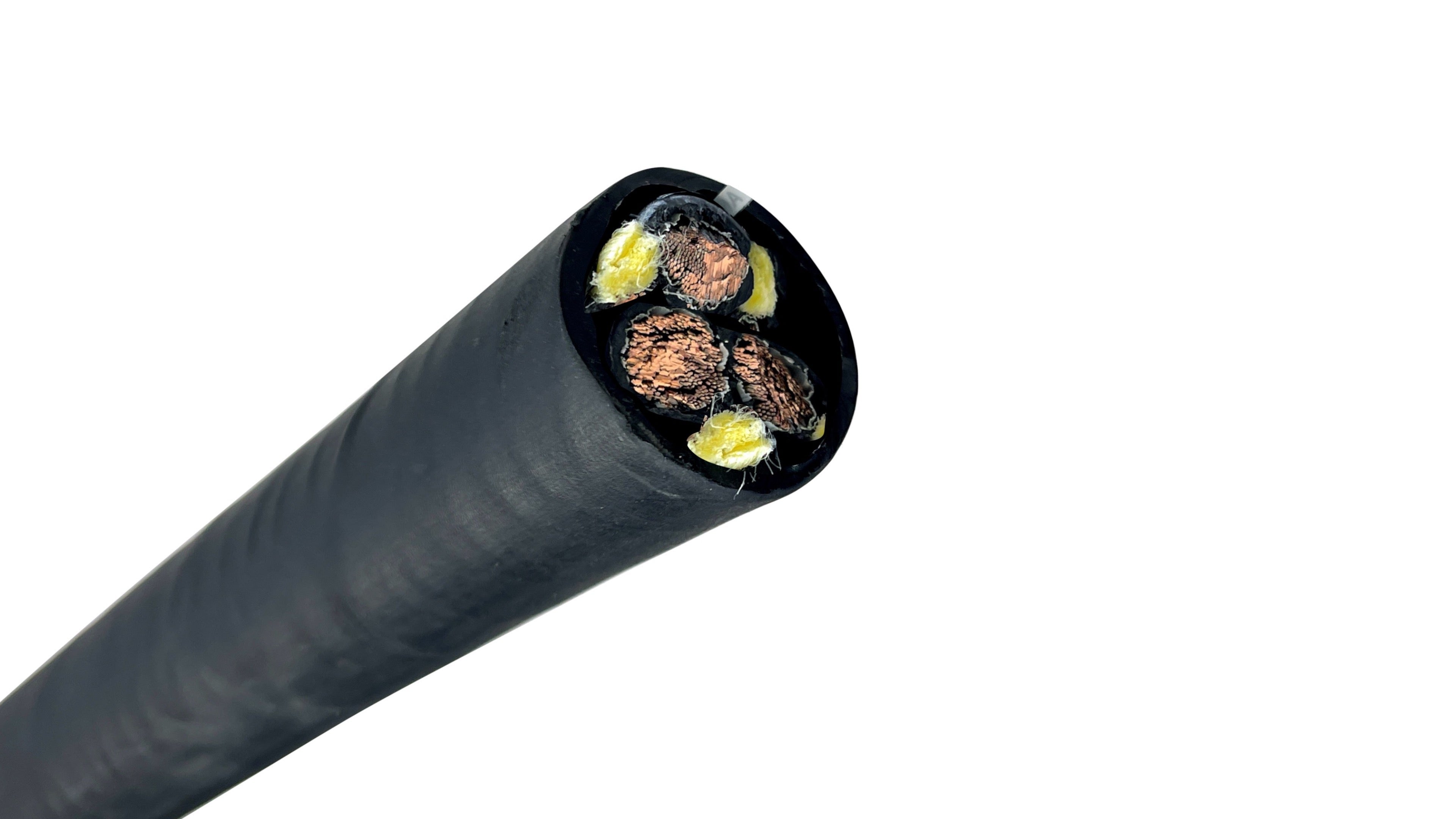 1/0-3C Type P Unarmored Marine Cable, 600V/1kV IEEE 1580 Shipboard Power Wire, Mud Resistant & Flexible for Offshore Rigs.
