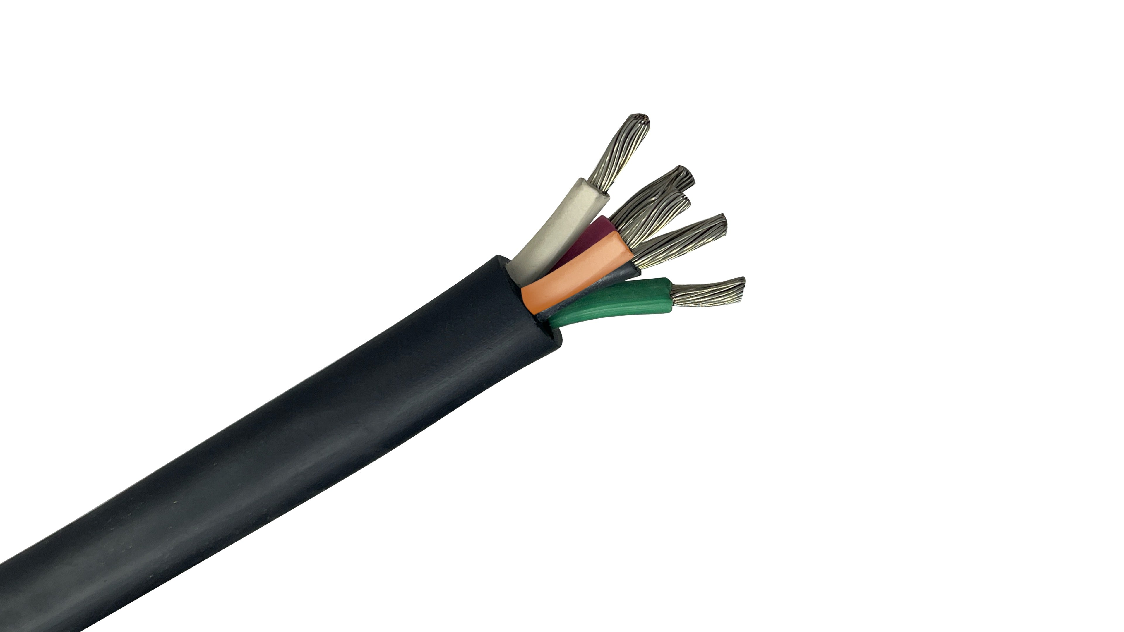 1 AWG-5C Type P Unarmored Marine Cable, 600V/1kV IEEE 1580 Shipboard Power Wire, Mud Resistant & Flexible for Offshore Rigs.